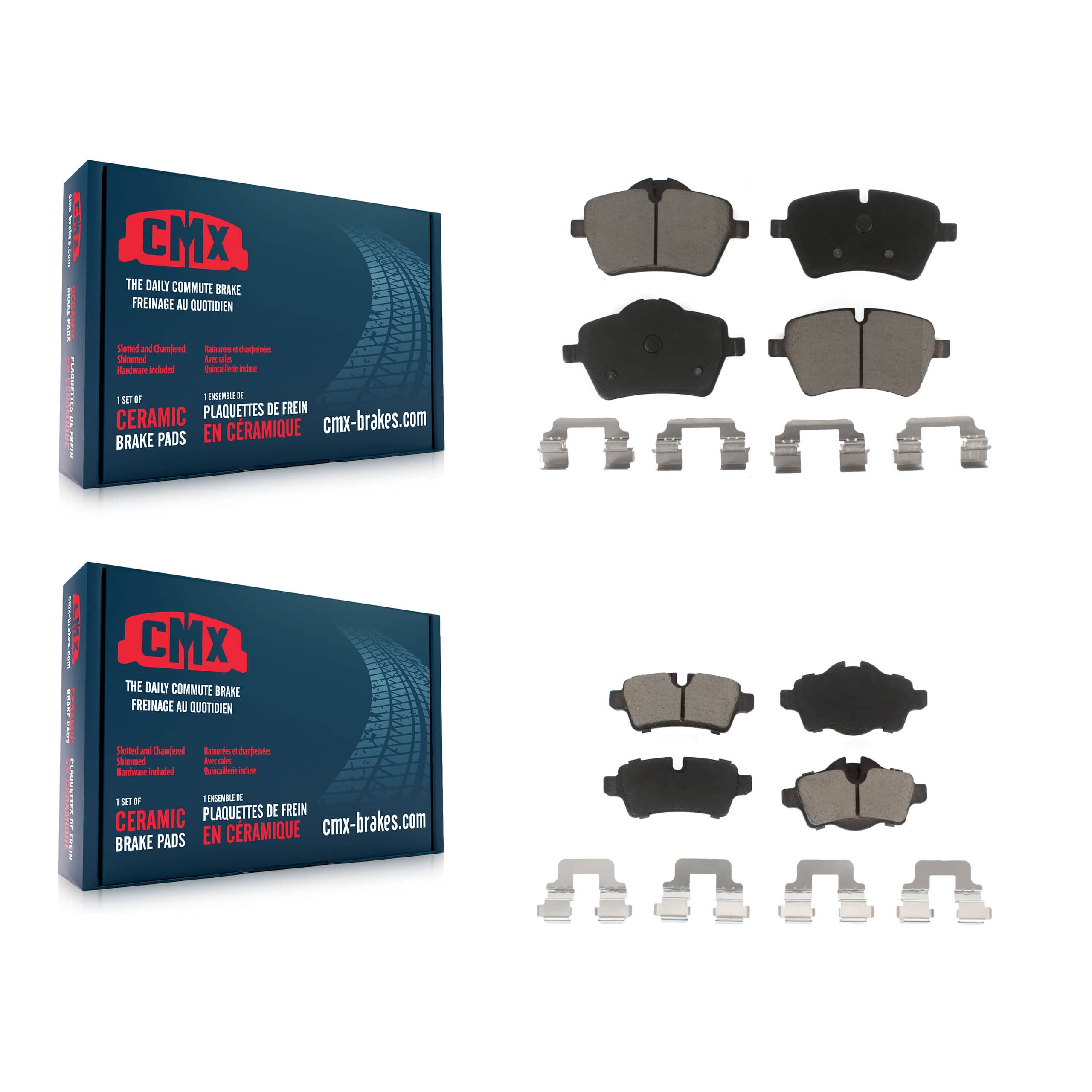 CMX - KCX-100070 - Front and Rear Disc Brake Pad Kits