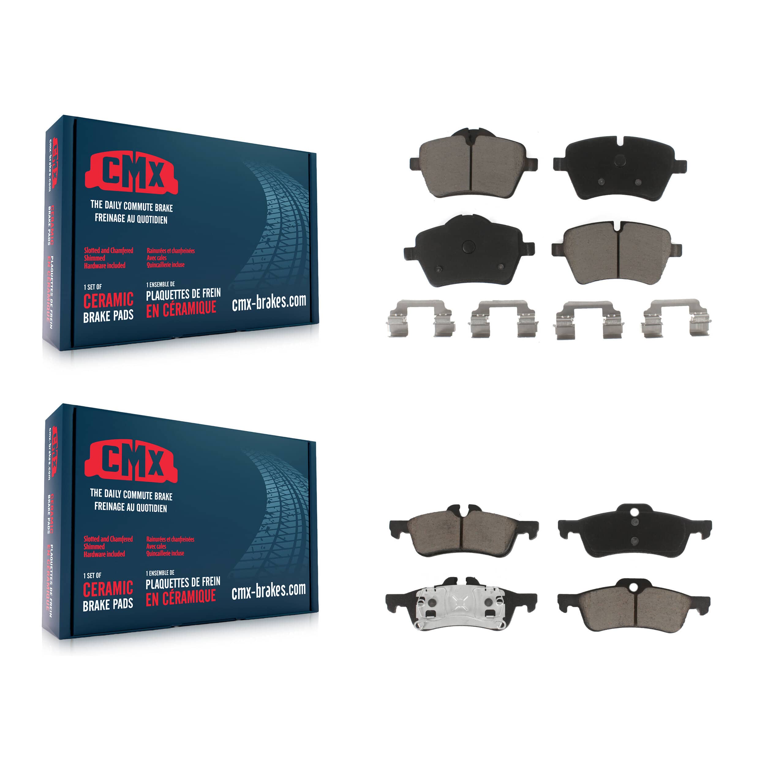 CMX - KCX-100074 - Front and Rear Disc Brake Pad Kits