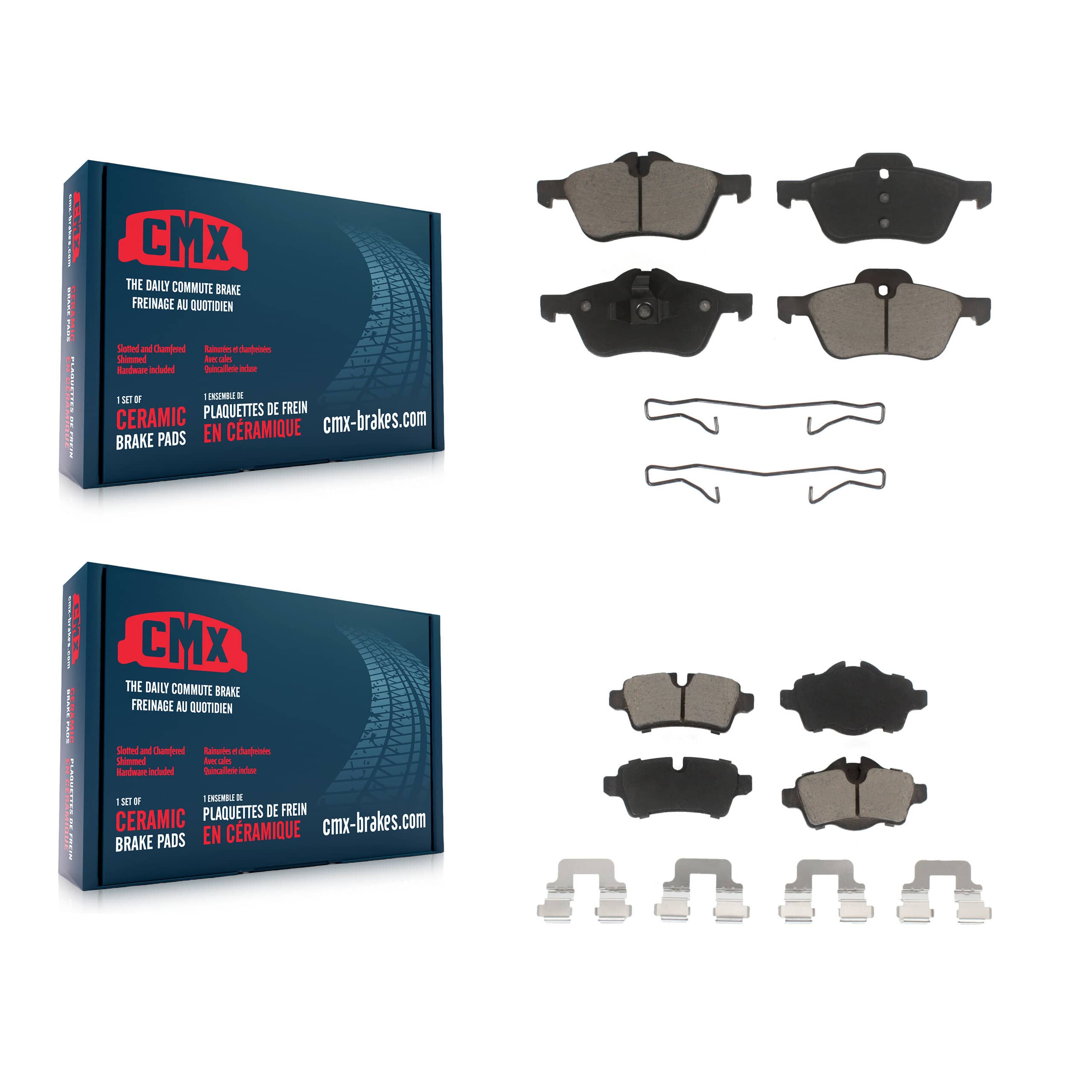 CMX - KCX-100076 - Front and Rear Disc Brake Pad Kits