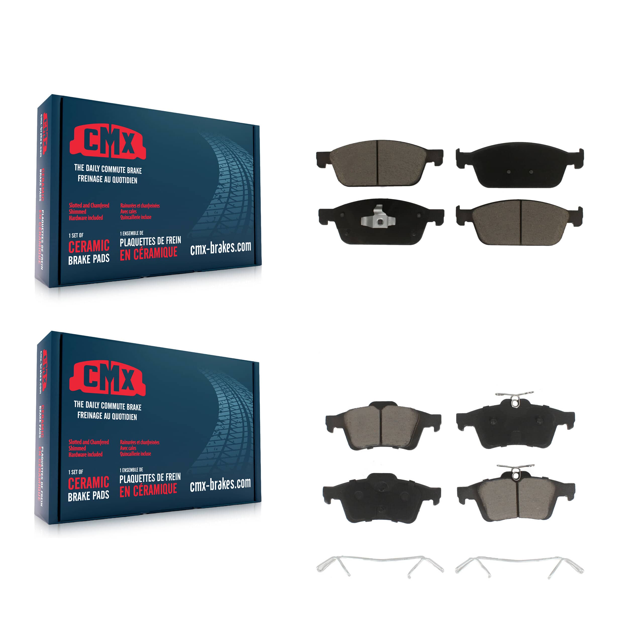 CMX - KCX-100088 - Front and Rear Disc Brake Pad Kits