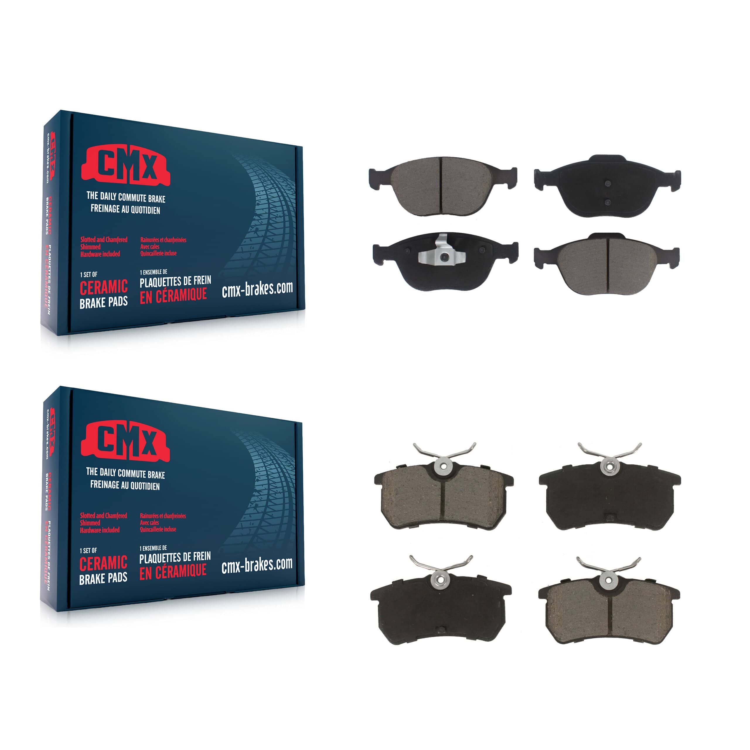 CMX - KCX-100092 - Front and Rear Disc Brake Pad Kits