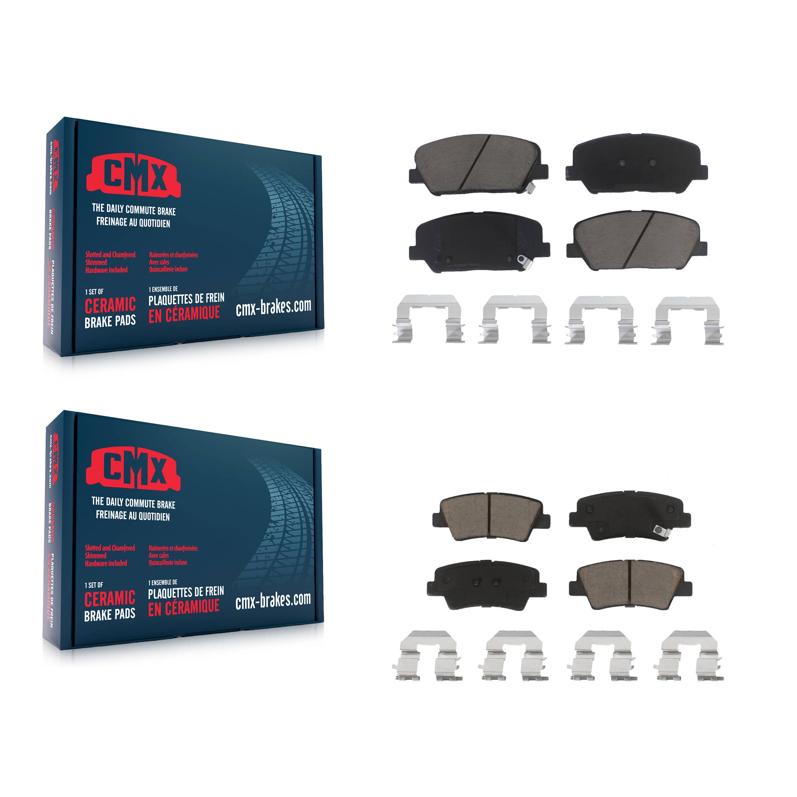 CMX - KCX-100119 - Front and Rear Disc Brake Pad Kits