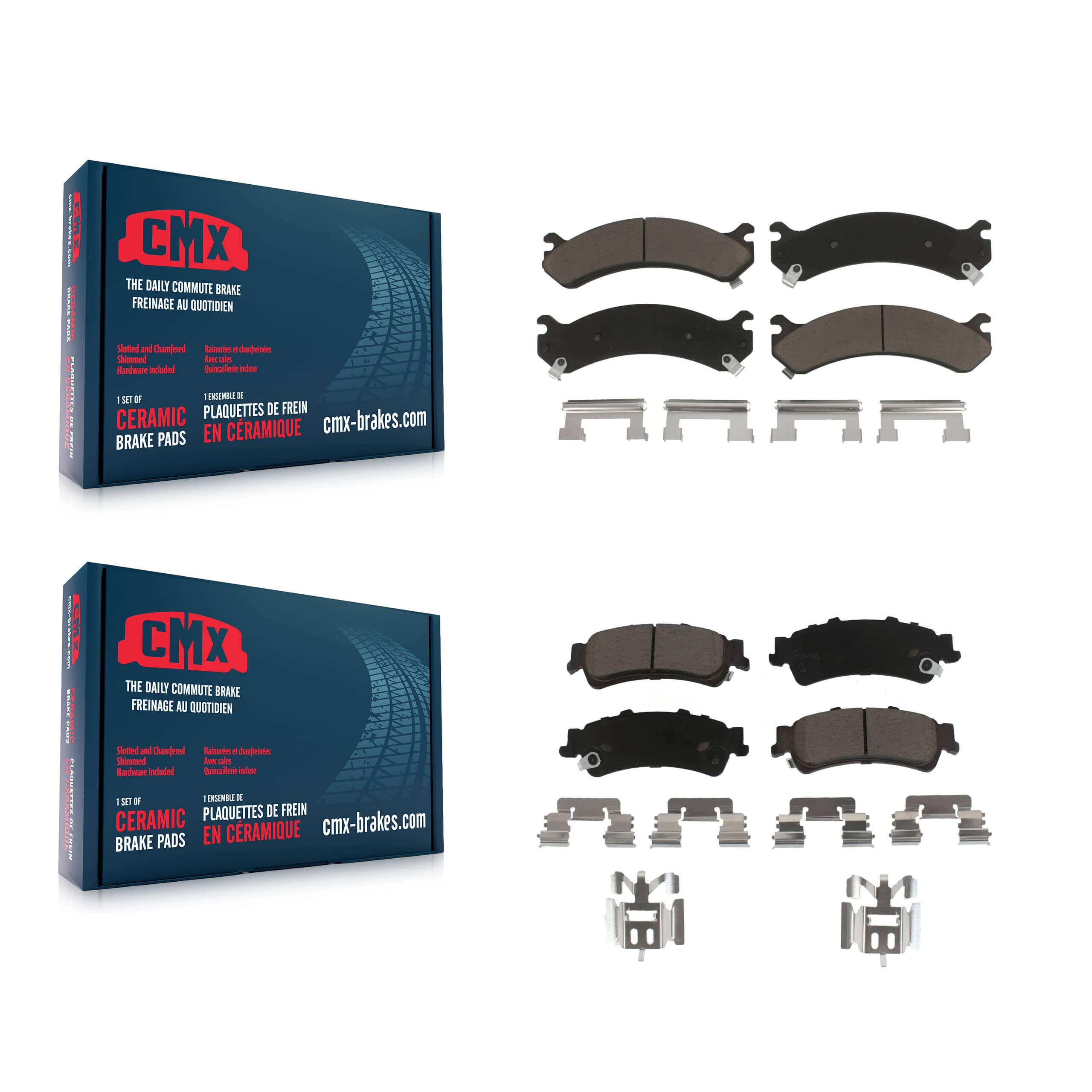CMX - KCX-100126 - Front and Rear Disc Brake Pad Kits
