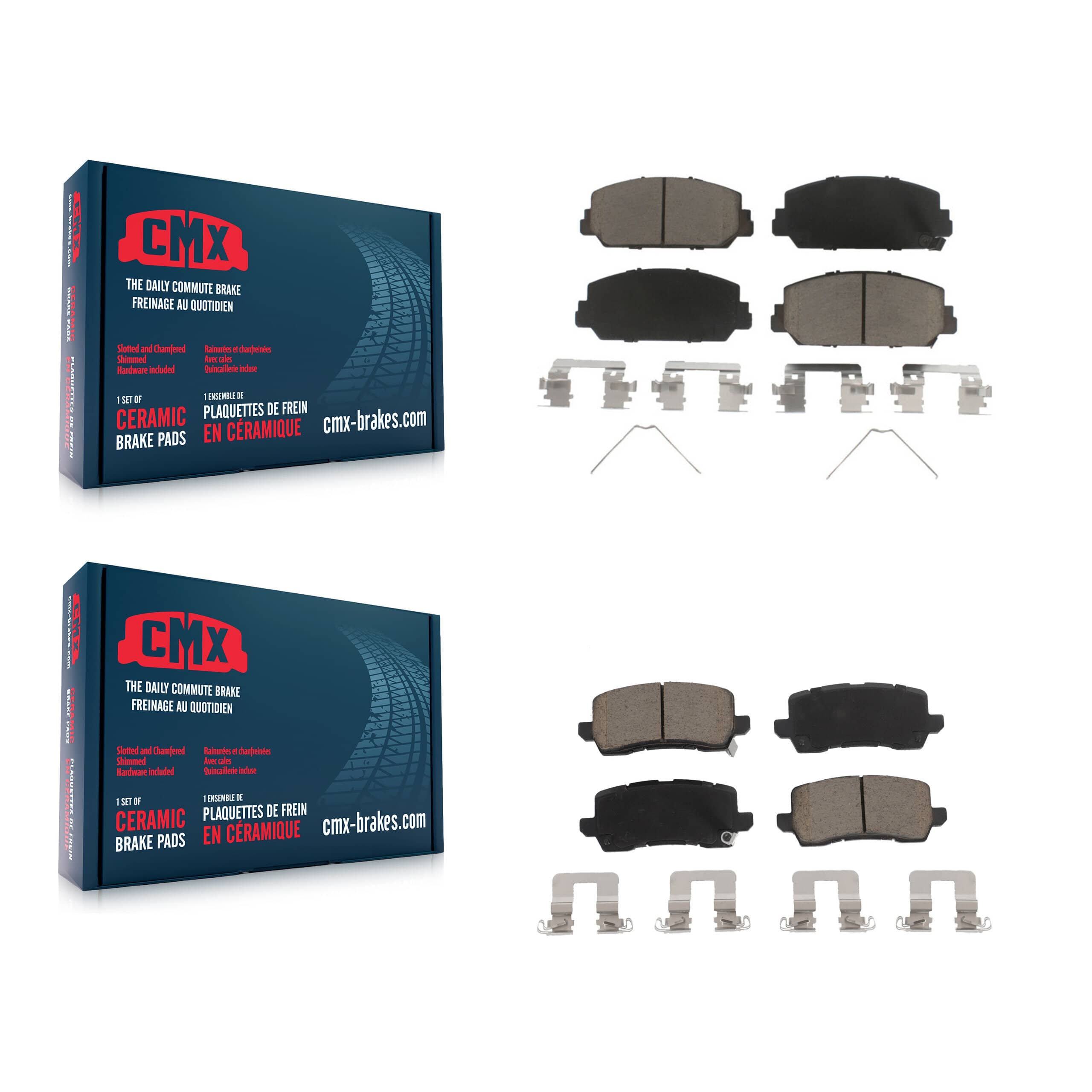 CMX - KCX-100132 - Front and Rear Disc Brake Pad Kits