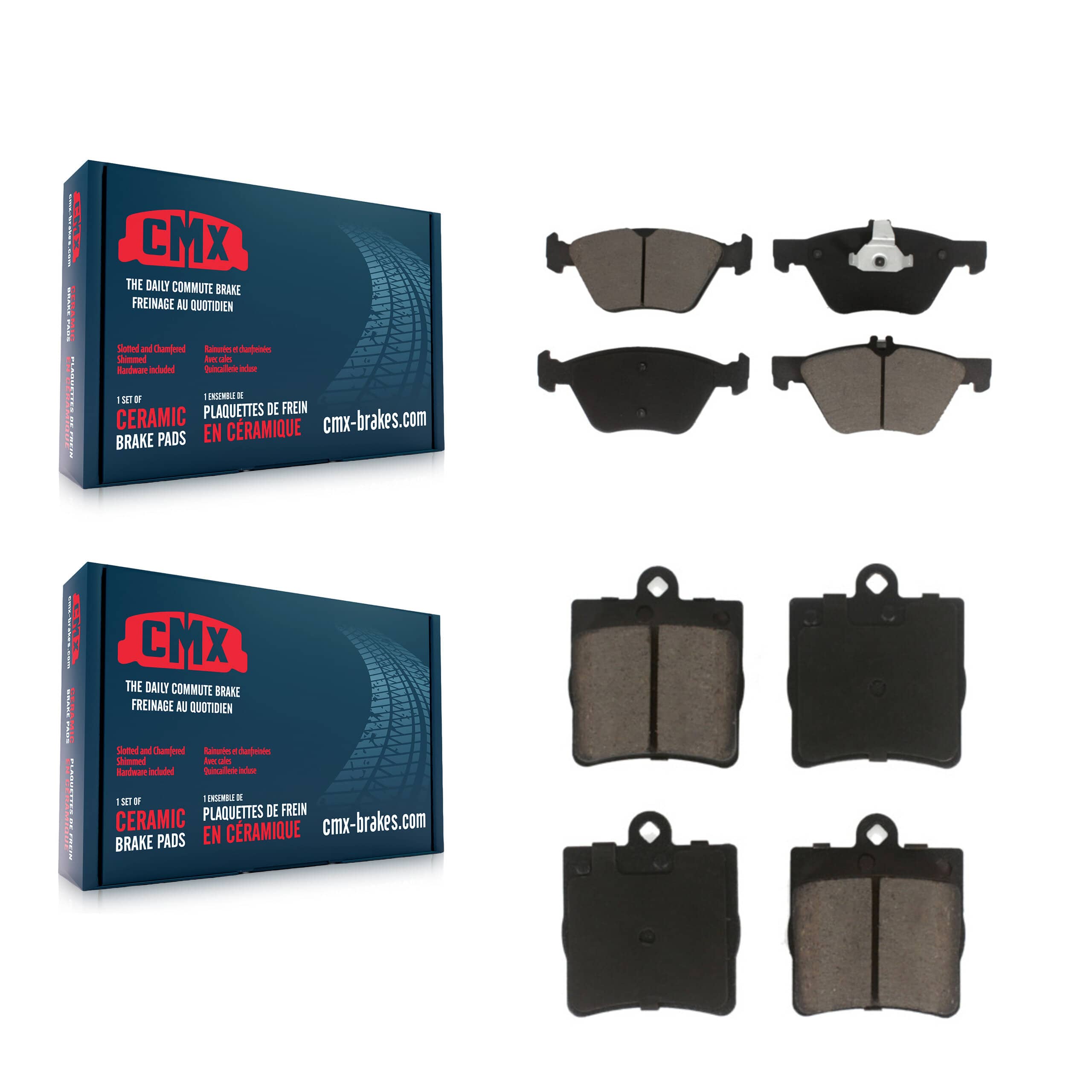 CMX - KCX-100137 - Front and Rear Disc Brake Pad Kits