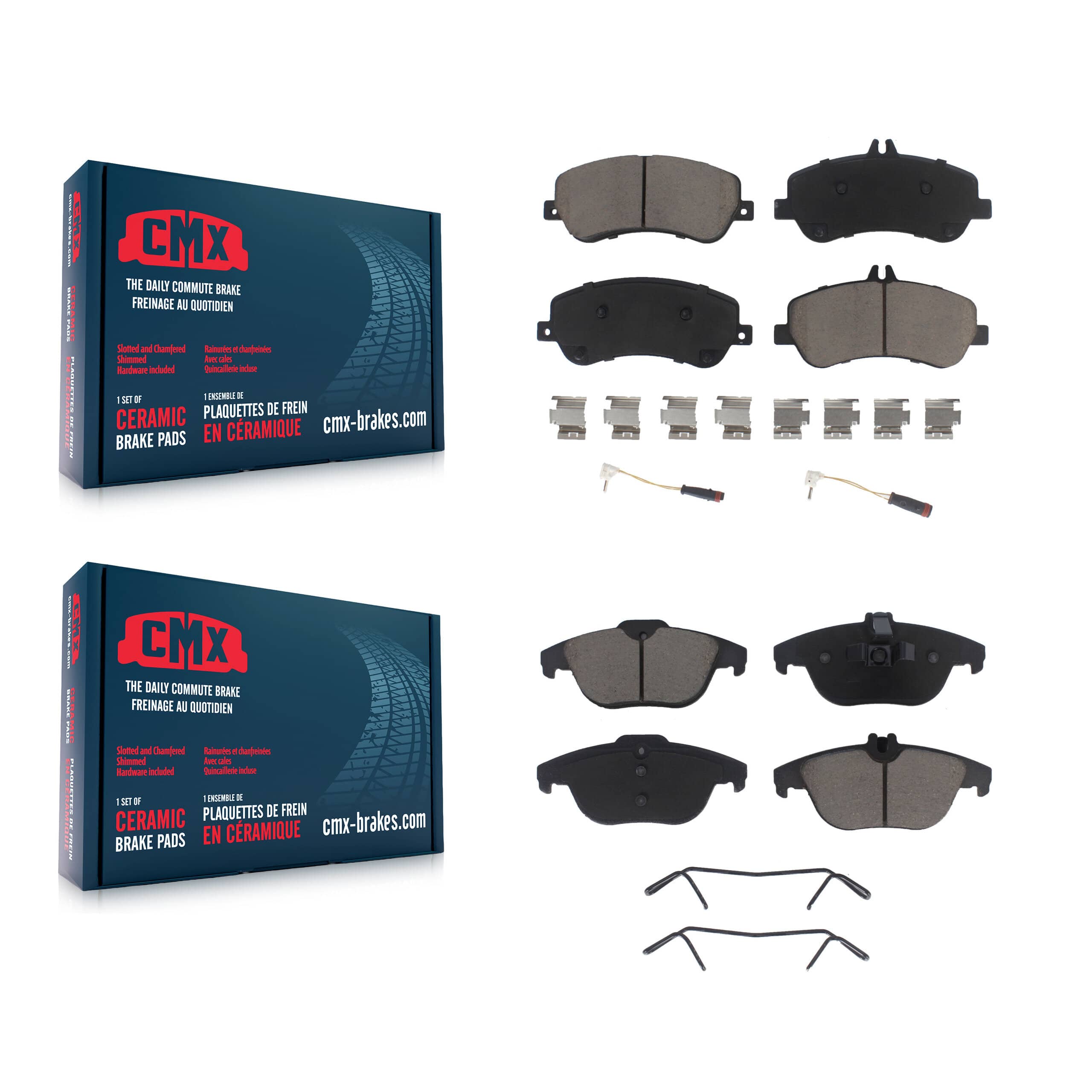 CMX - KCX-100139 - Front and Rear Disc Brake Pad Kits