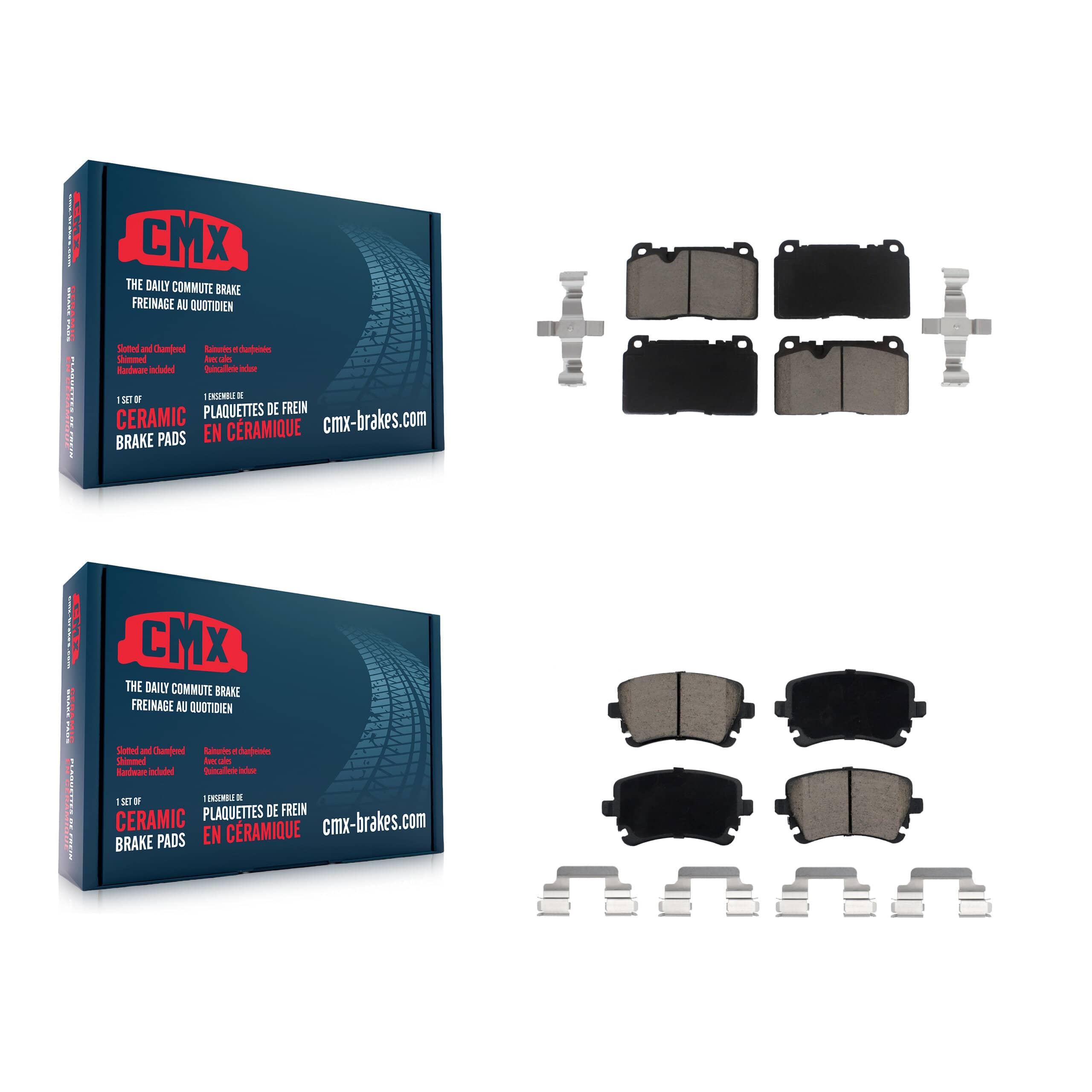 CMX - KCX-100141 - Front and Rear Disc Brake Pad Kits