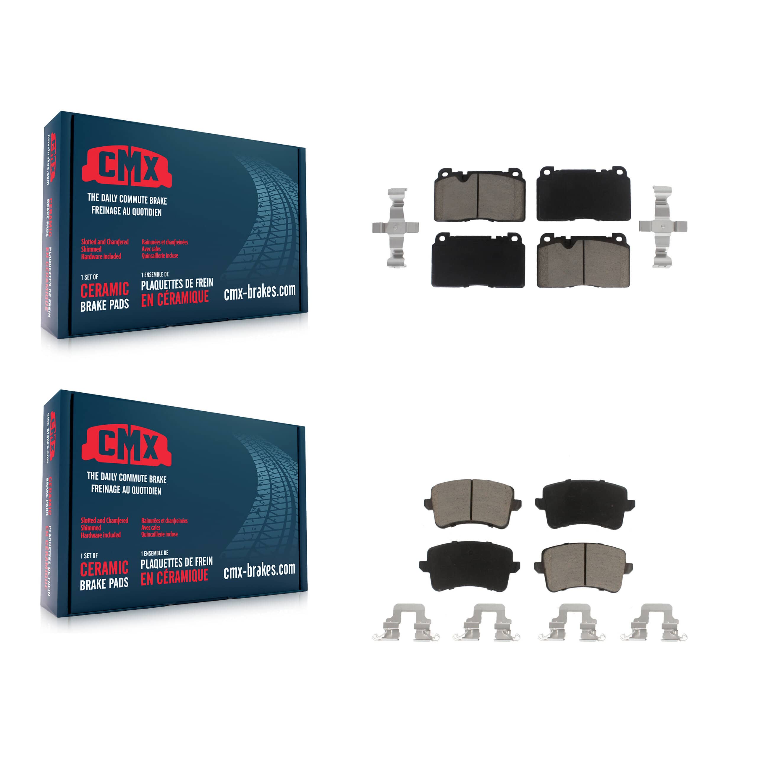 CMX - KCX-100142 - Front and Rear Disc Brake Pad Kits