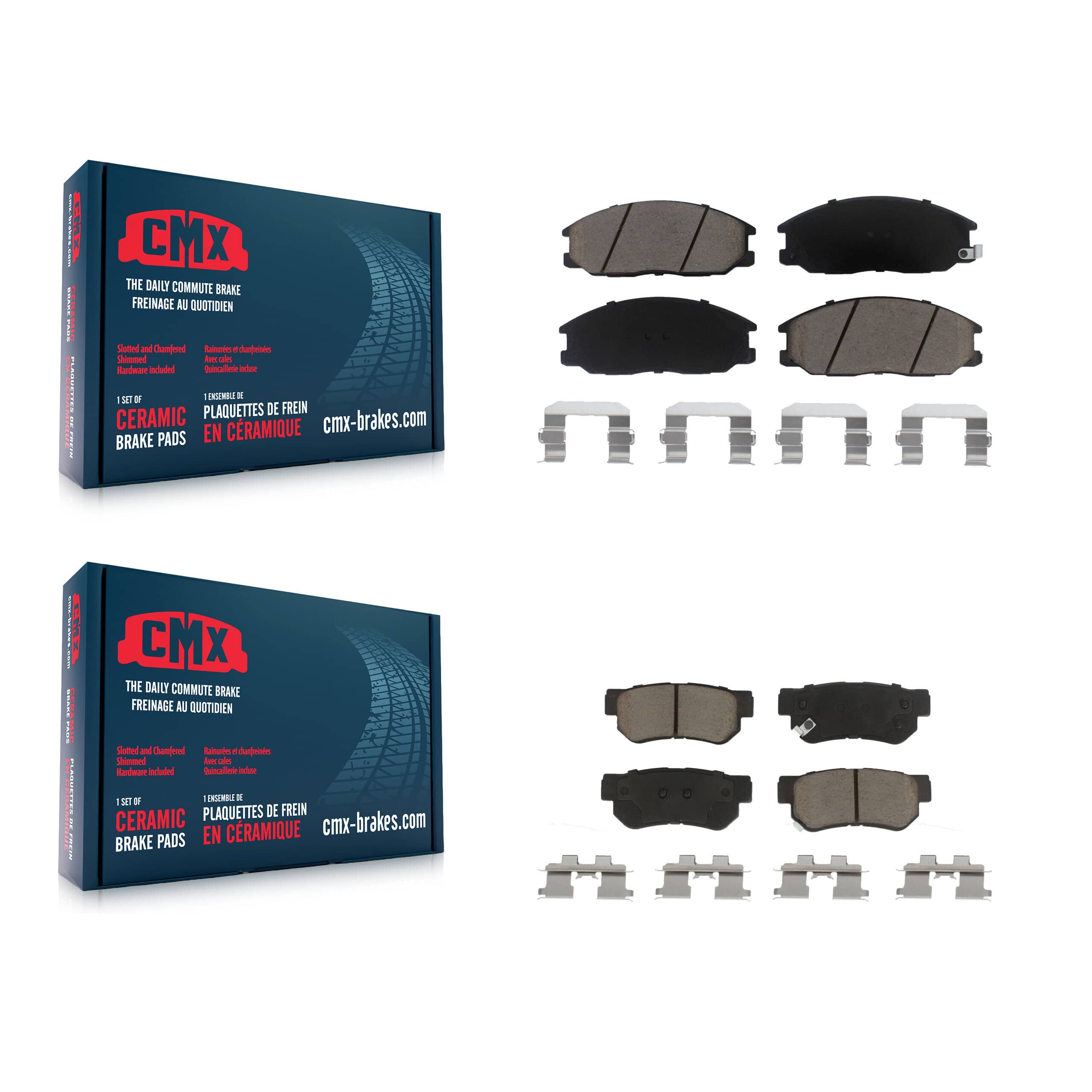 CMX - KCX-100146 - Front and Rear Disc Brake Pad Kits