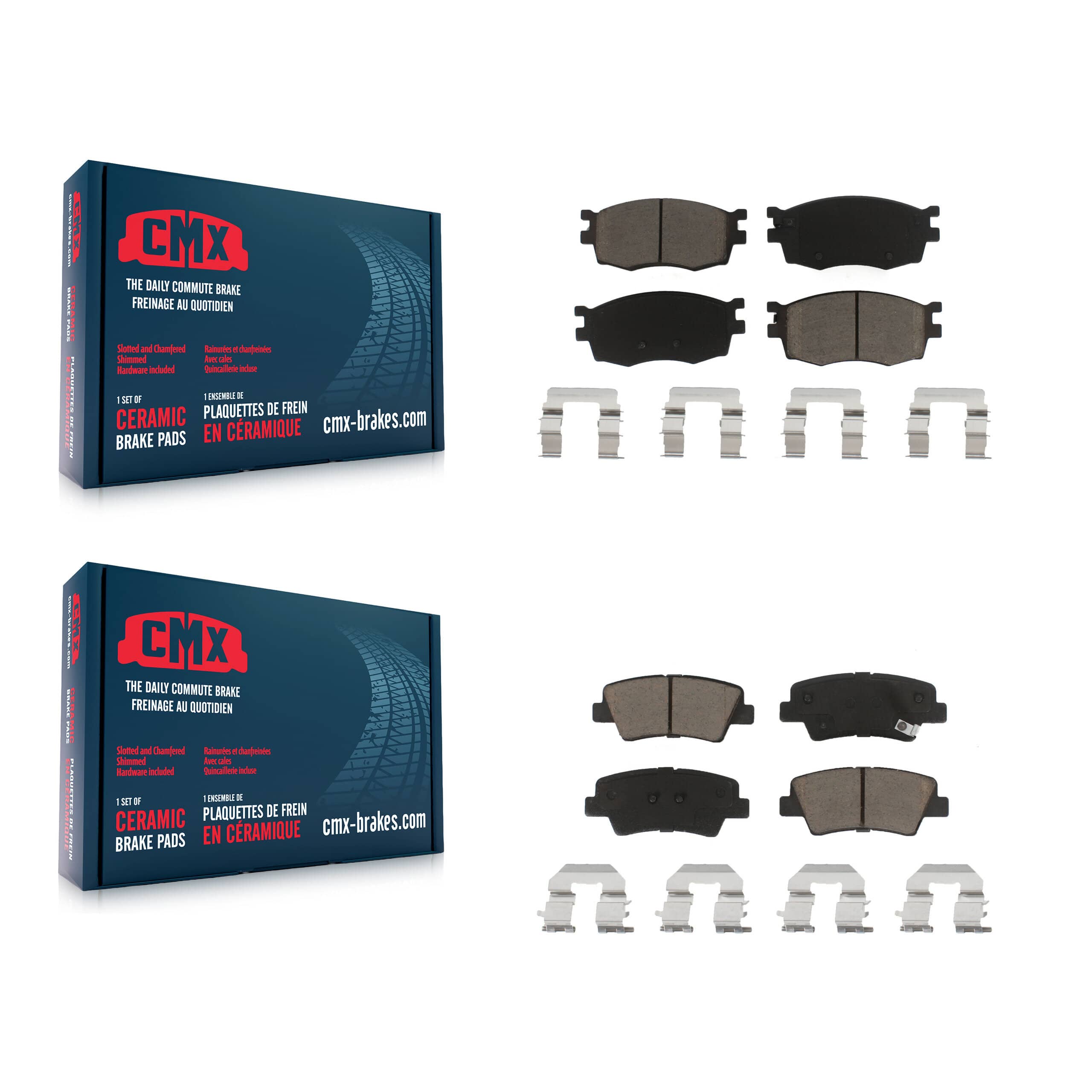 CMX - KCX-100152 - Front and Rear Disc Brake Pad Kits