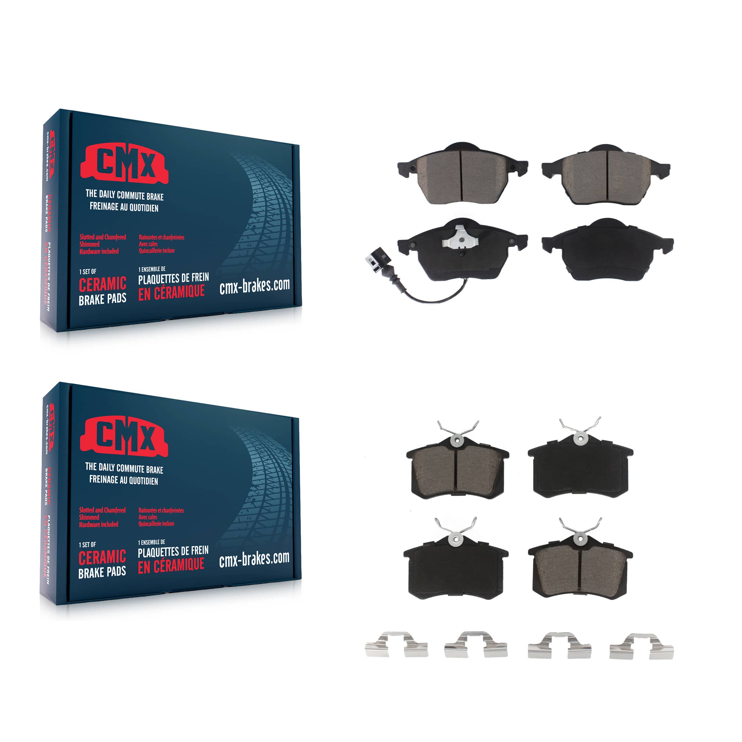 CMX - KCX-100163 - Front and Rear Disc Brake Pad Kits