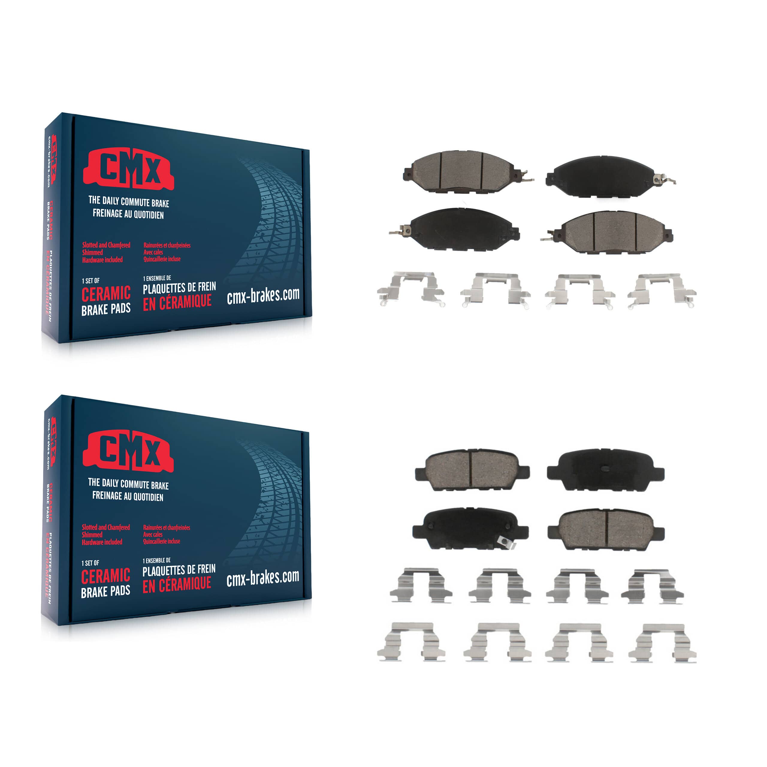 CMX - KCX-100178 - Front and Rear Disc Brake Pad Kits