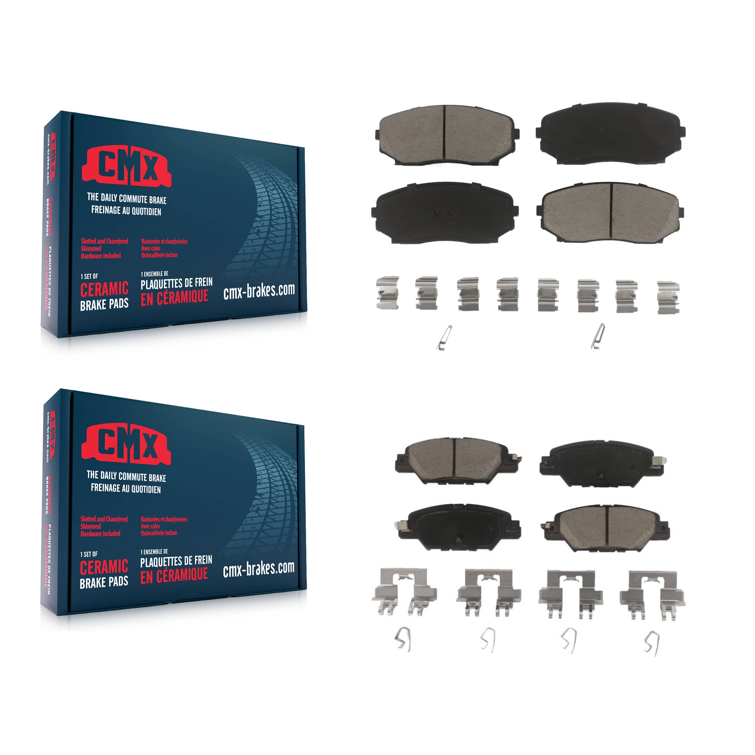 CMX - KCX-100193 - Front and Rear Disc Brake Pad Kits