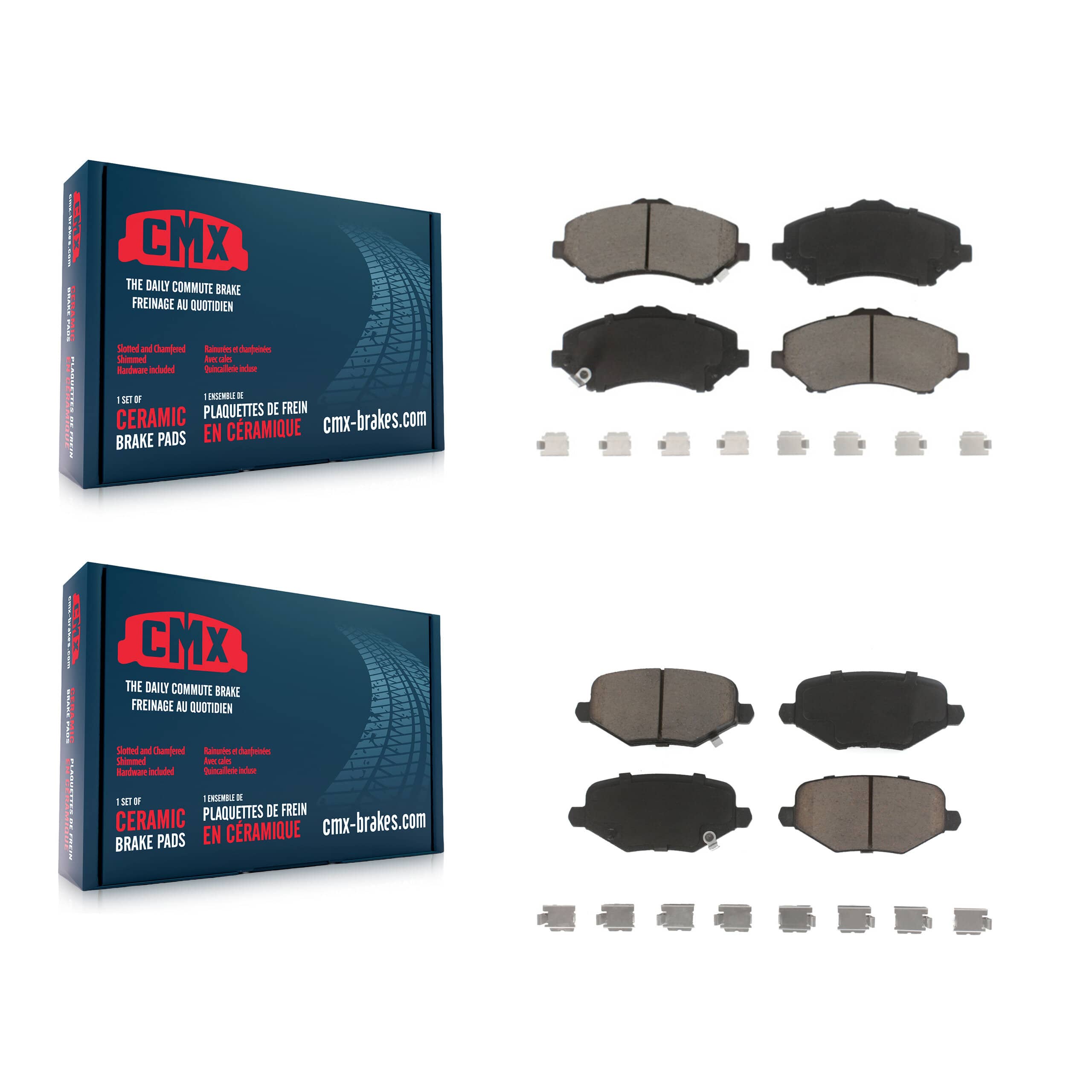 CMX - KCX-100234 - Front and Rear Disc Brake Pad Kits