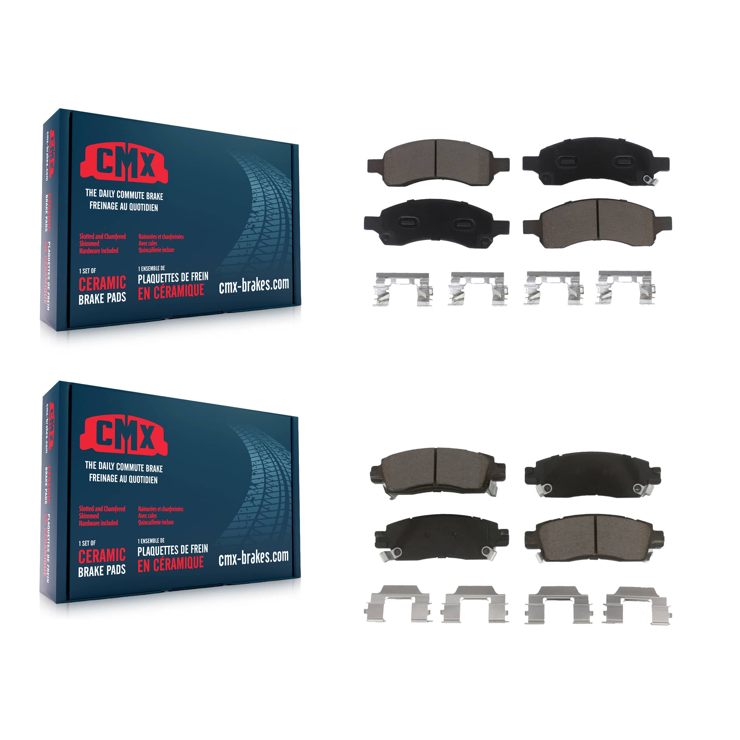 CMX - KCX-100251 - Front and Rear Disc Brake Pad Kits