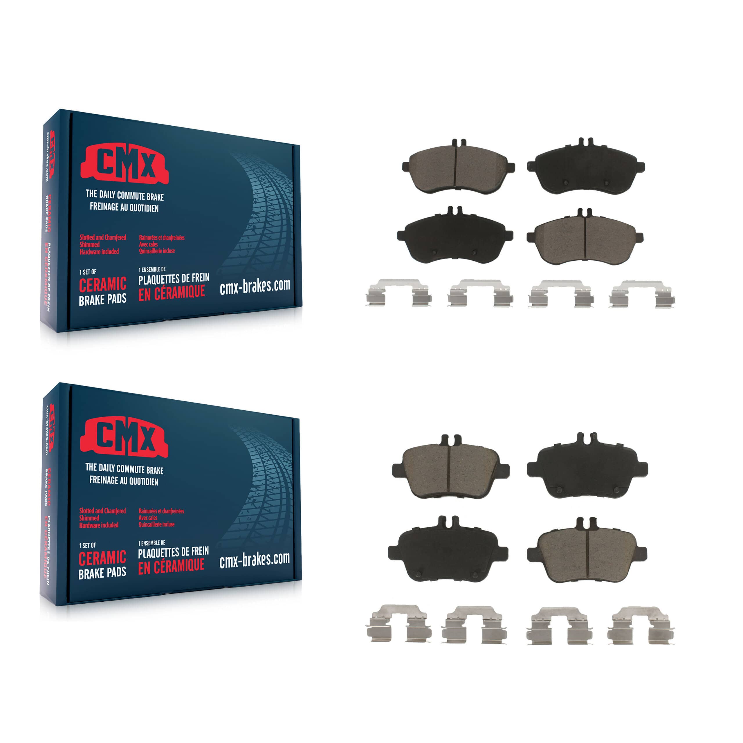 CMX - KCX-100263 - Front and Rear Disc Brake Pad Kits