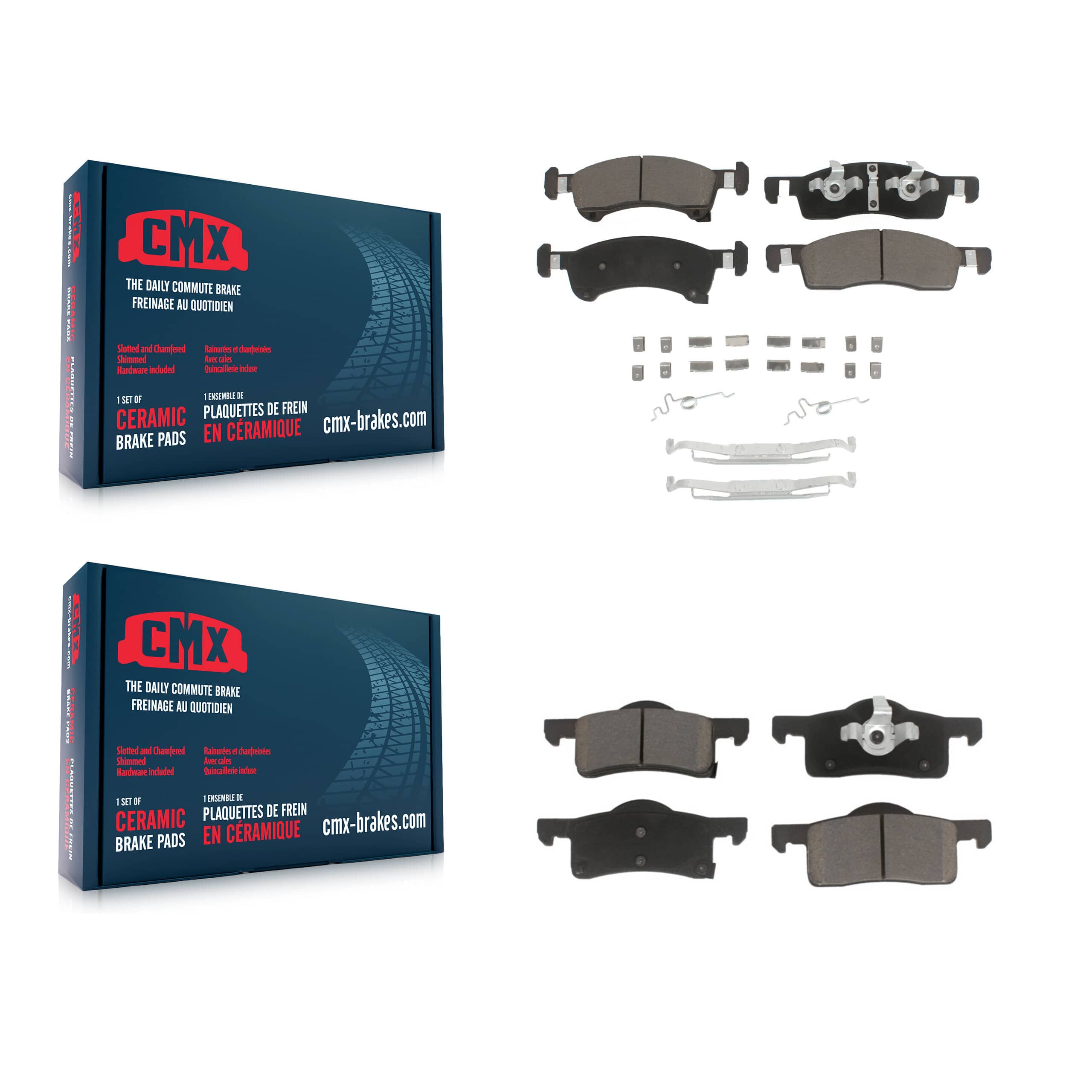 CMX - KCX-100267 - Front and Rear Disc Brake Pad Kits