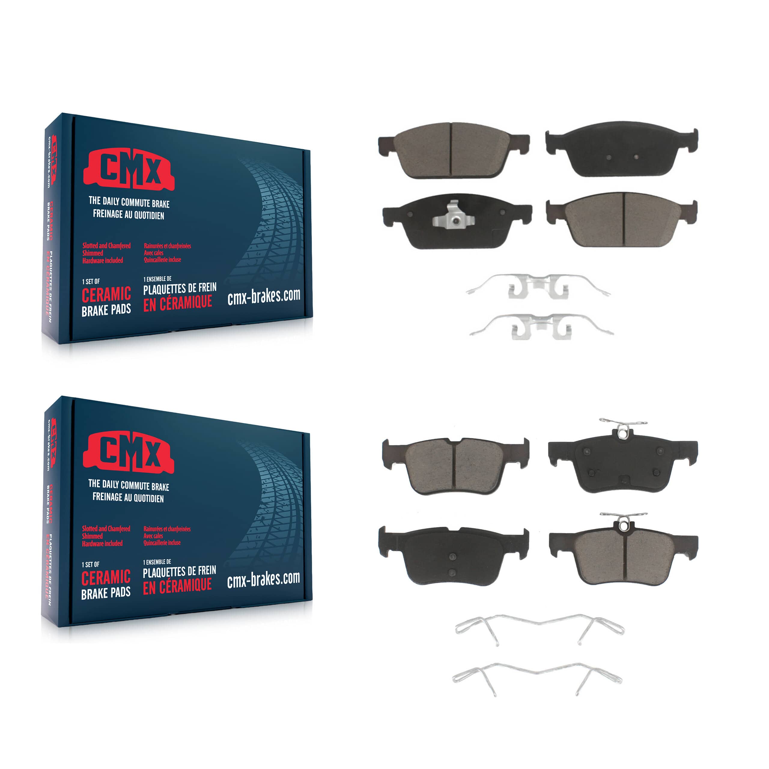 CMX - KCX-100272 - Front and Rear Disc Brake Pad Kits