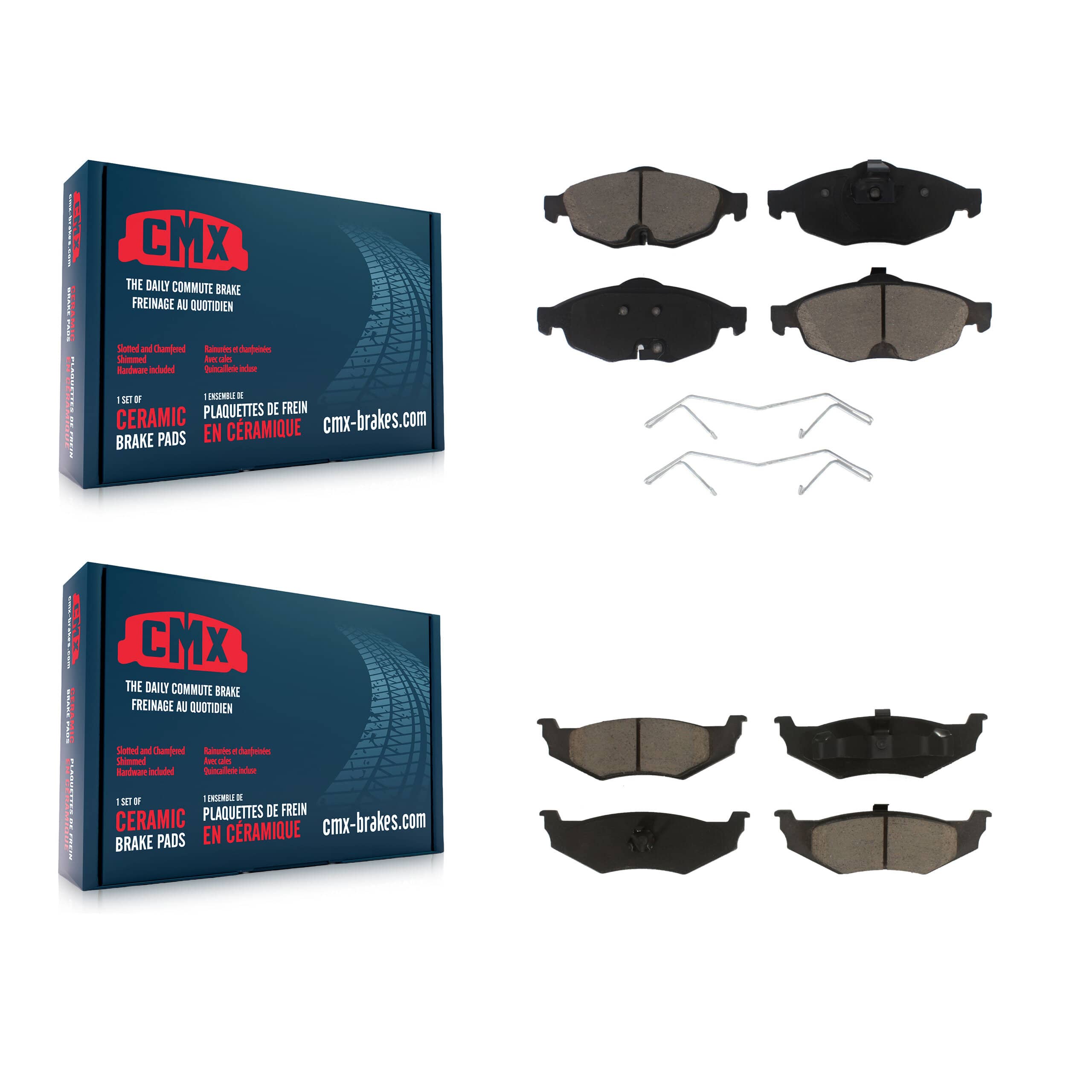 CMX - KCX-100274 - Front and Rear Disc Brake Pad Kits
