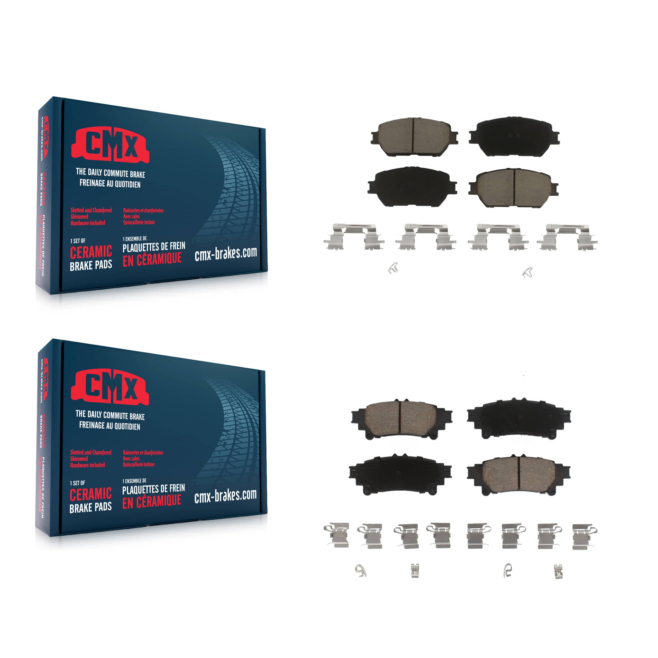 CMX - KCX-100289 - Front and Rear Disc Brake Pad Kits