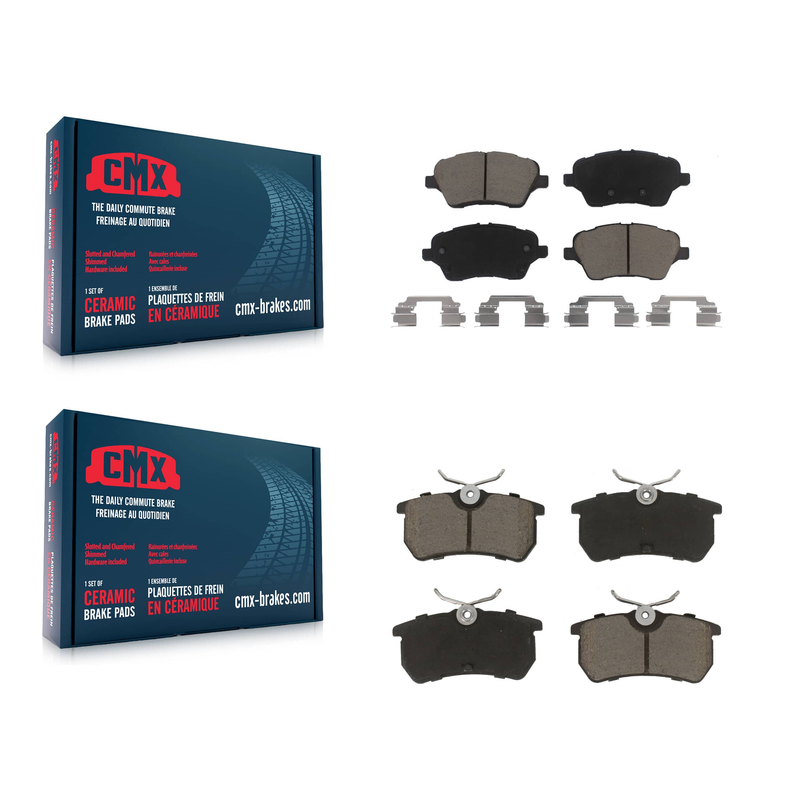 CMX - KCX-100291 - Front and Rear Disc Brake Pad Kits