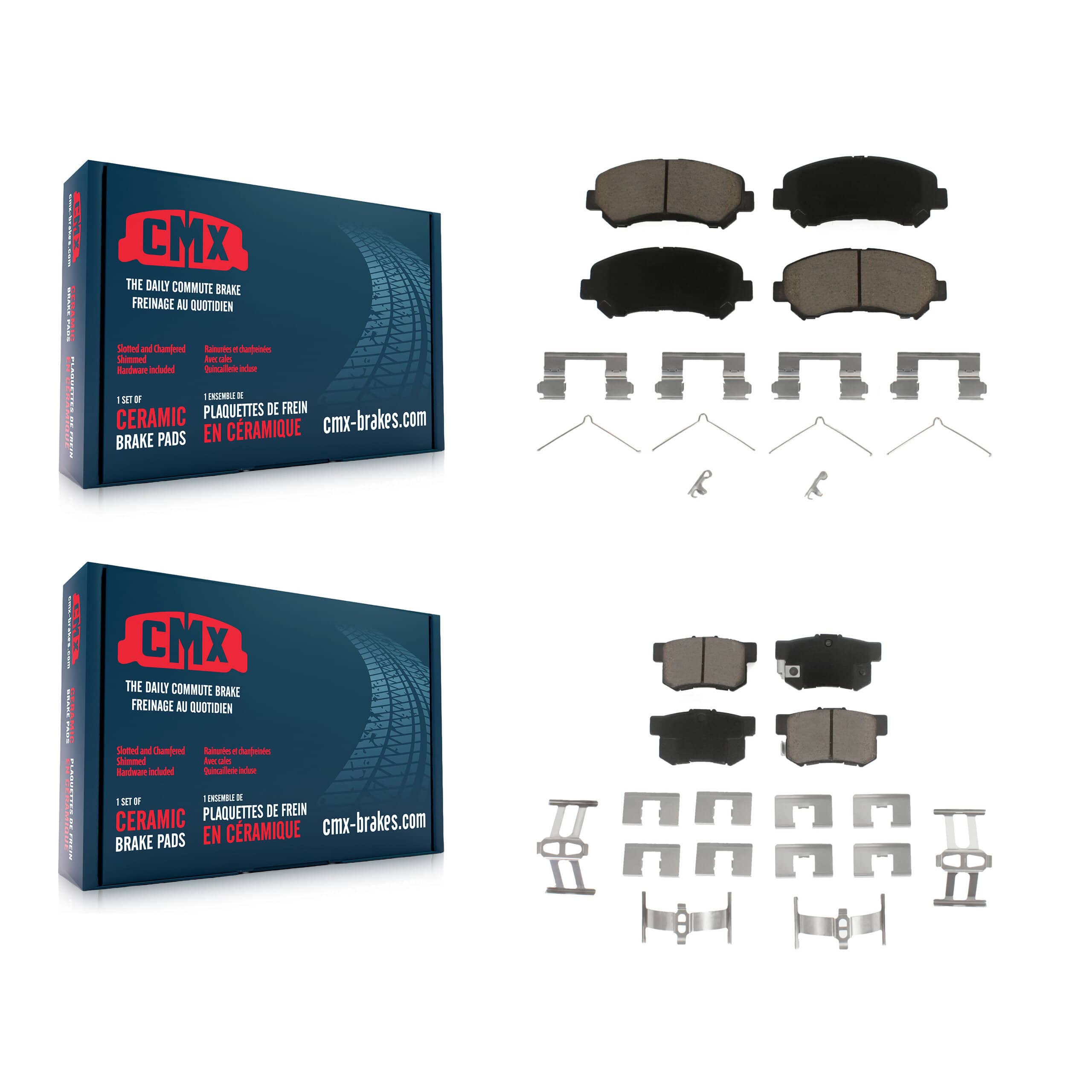CMX - KCX-100320 - Front and Rear Disc Brake Pad Kits