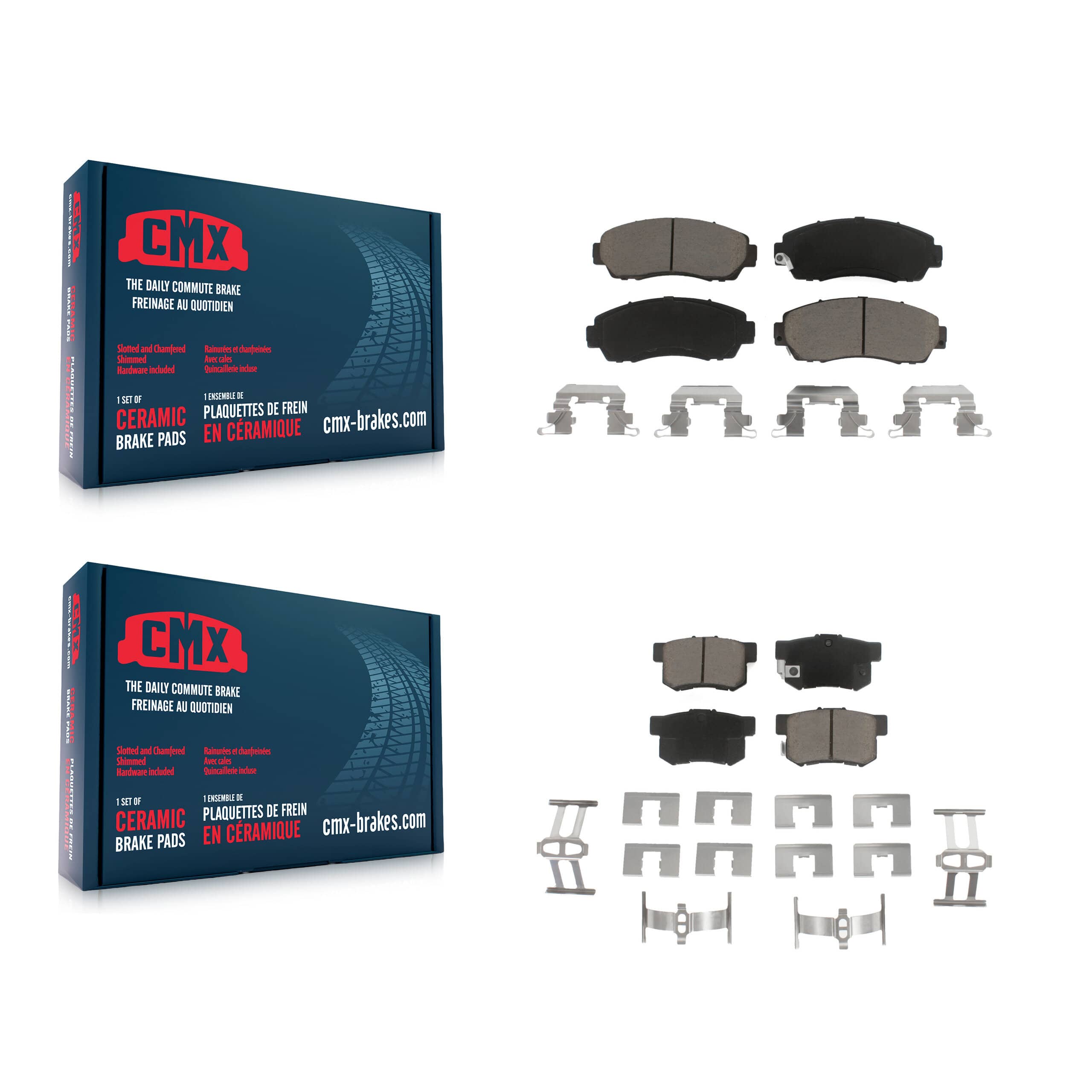CMX - KCX-100343 - Front and Rear Disc Brake Pad Kits
