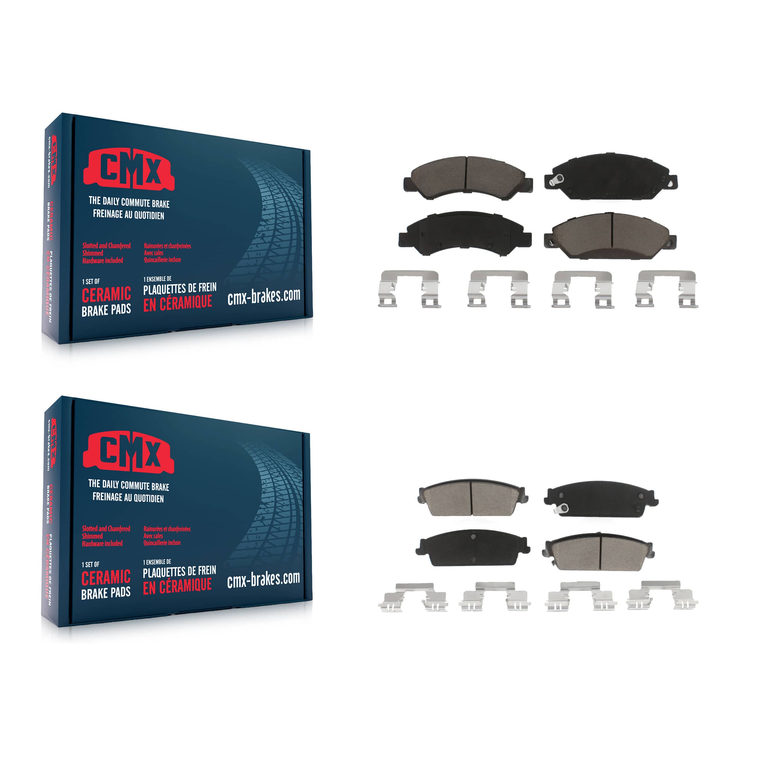 CMX - KCX-100369 - Front and Rear Disc Brake Pad Kits