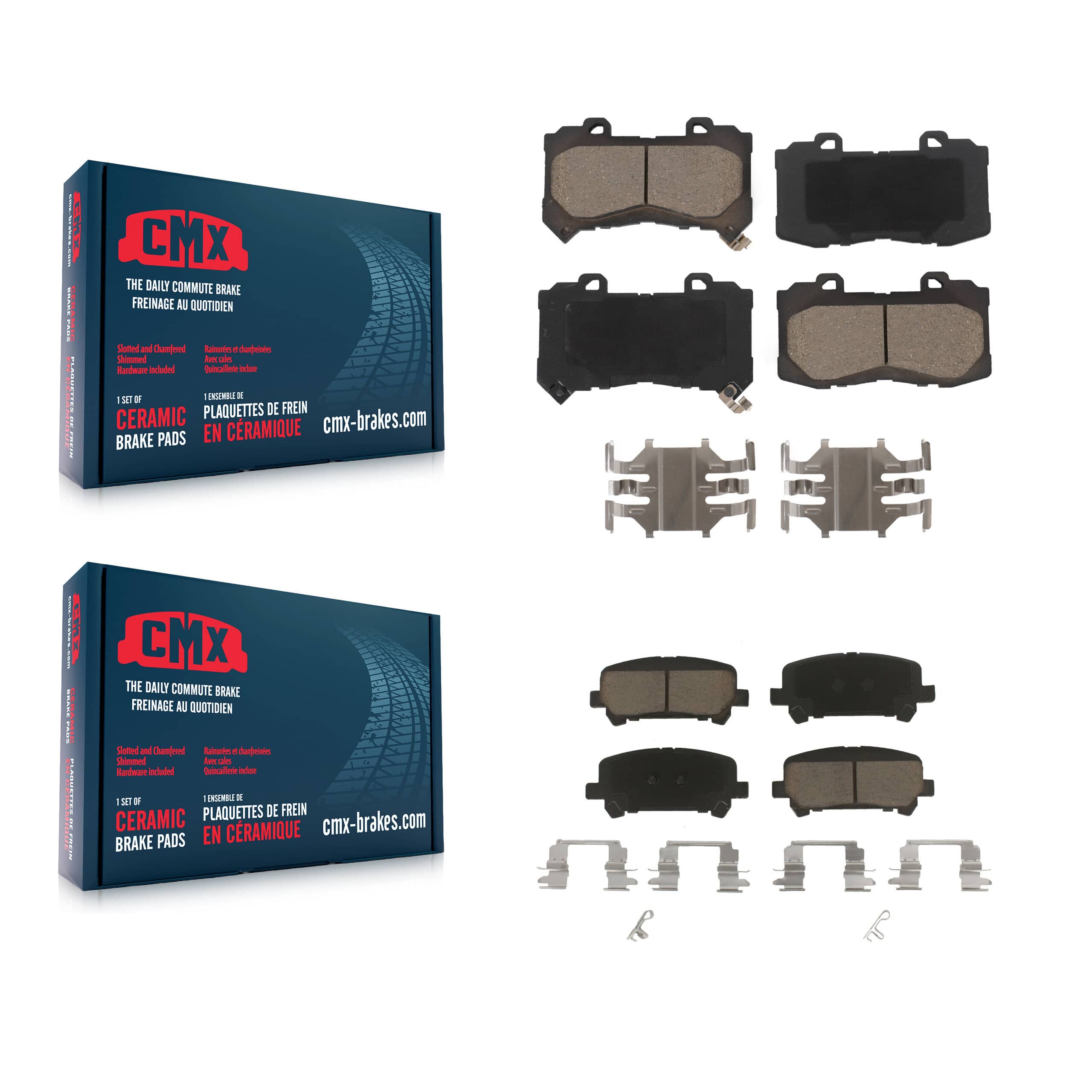 CMX - KCX-100375 - Front and Rear Disc Brake Pad Kits
