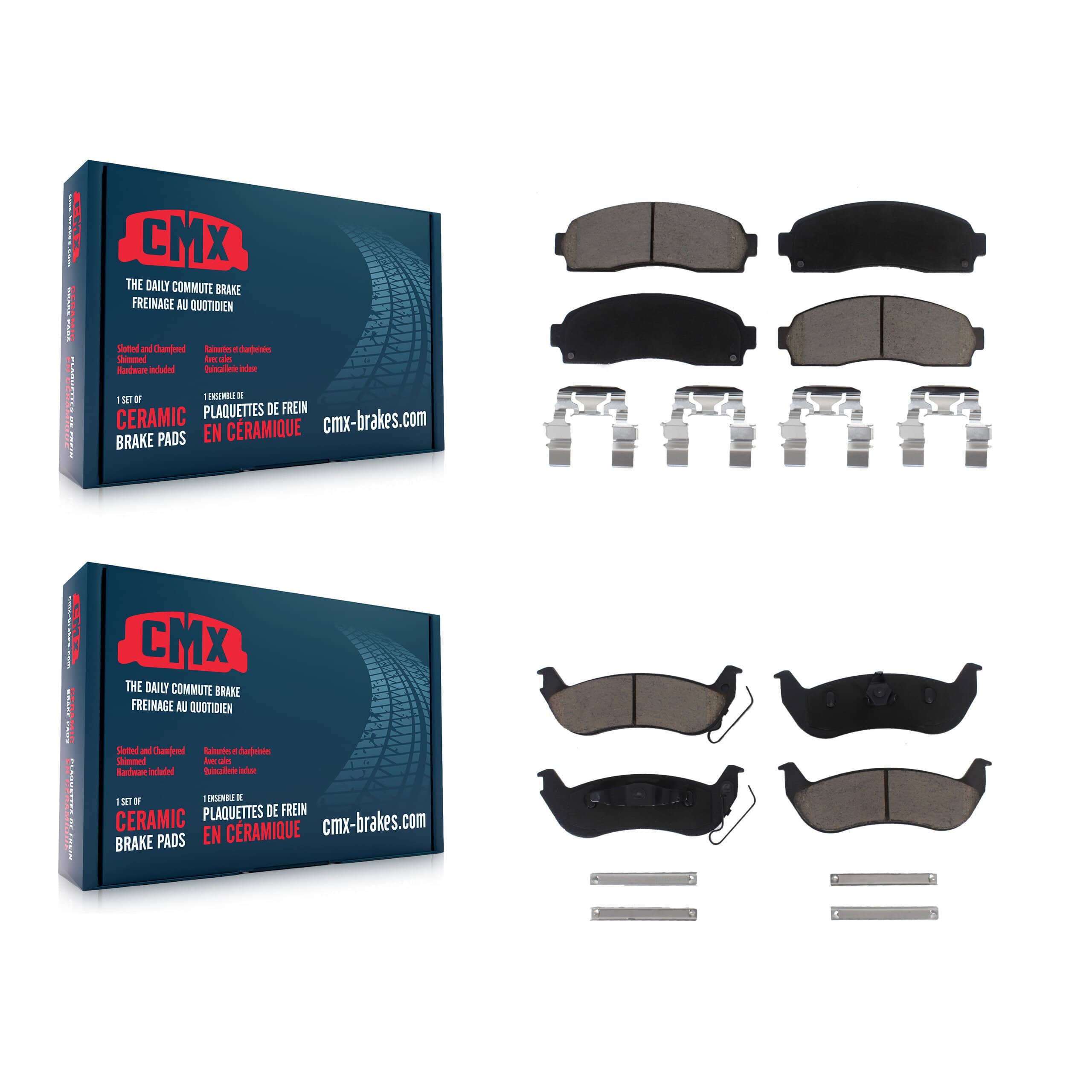 CMX - KCX-100379 - Front and Rear Disc Brake Pad Kits