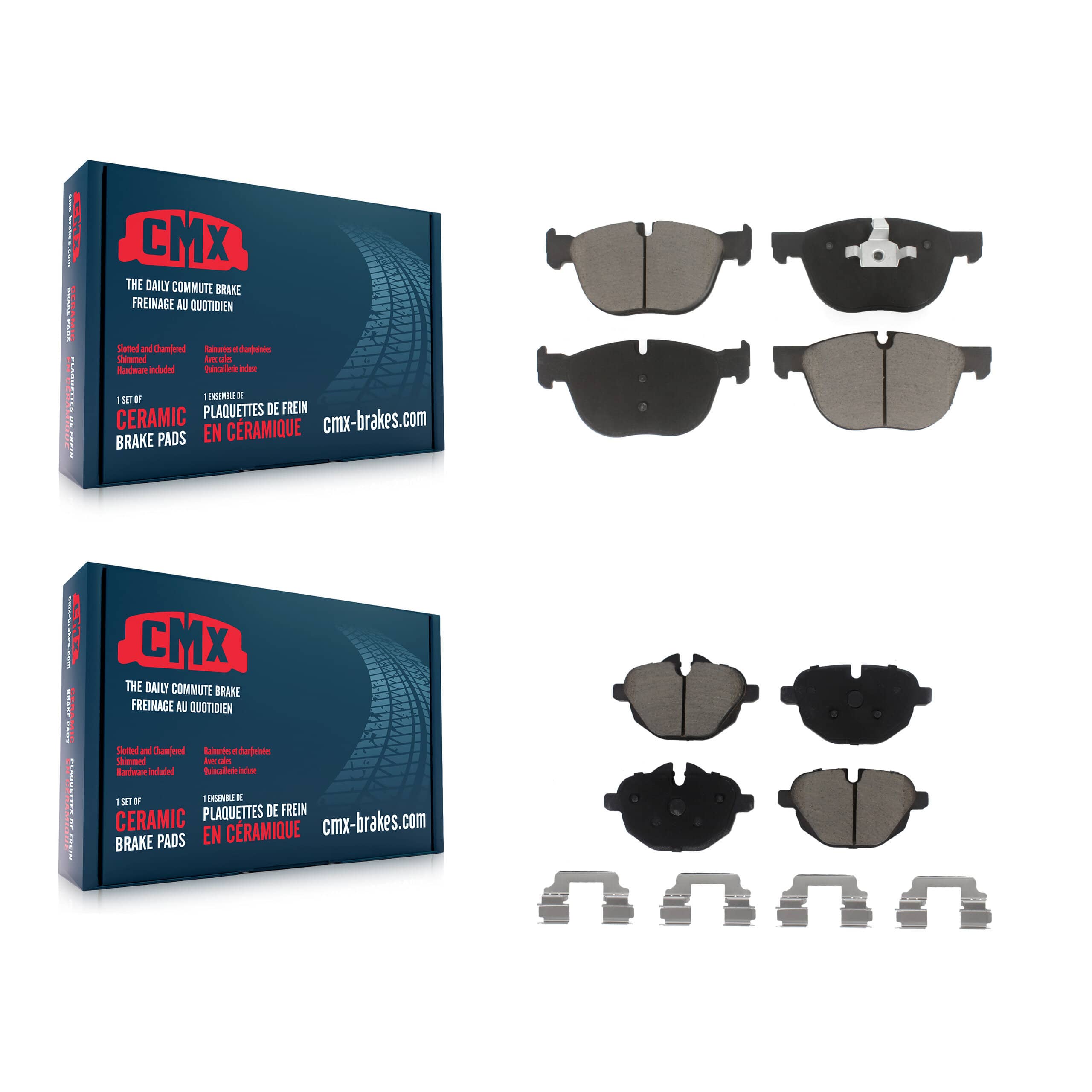 CMX - KCX-100395 - Front and Rear Disc Brake Pad Kits