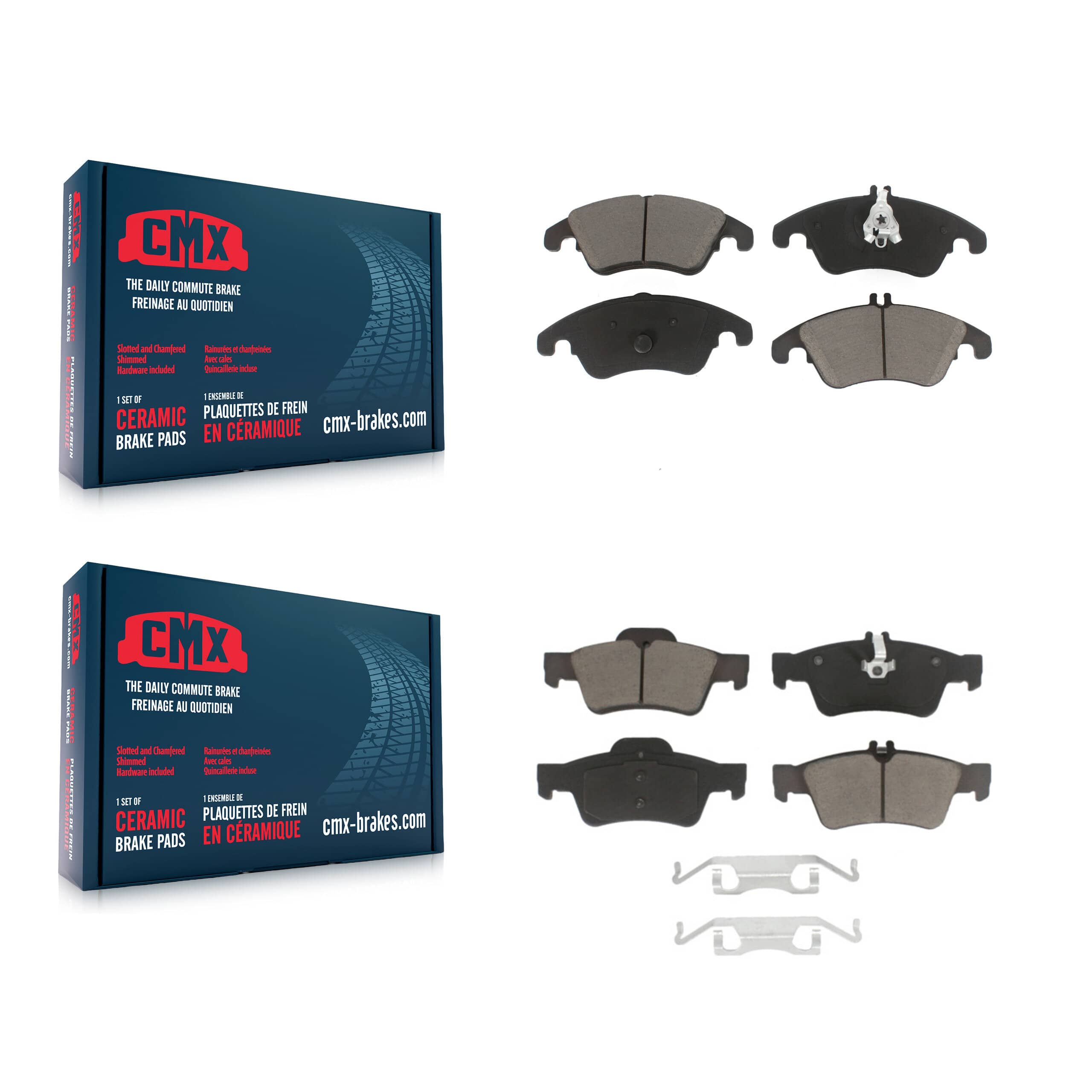 CMX - KCX-100415 - Front and Rear Disc Brake Pad Kits
