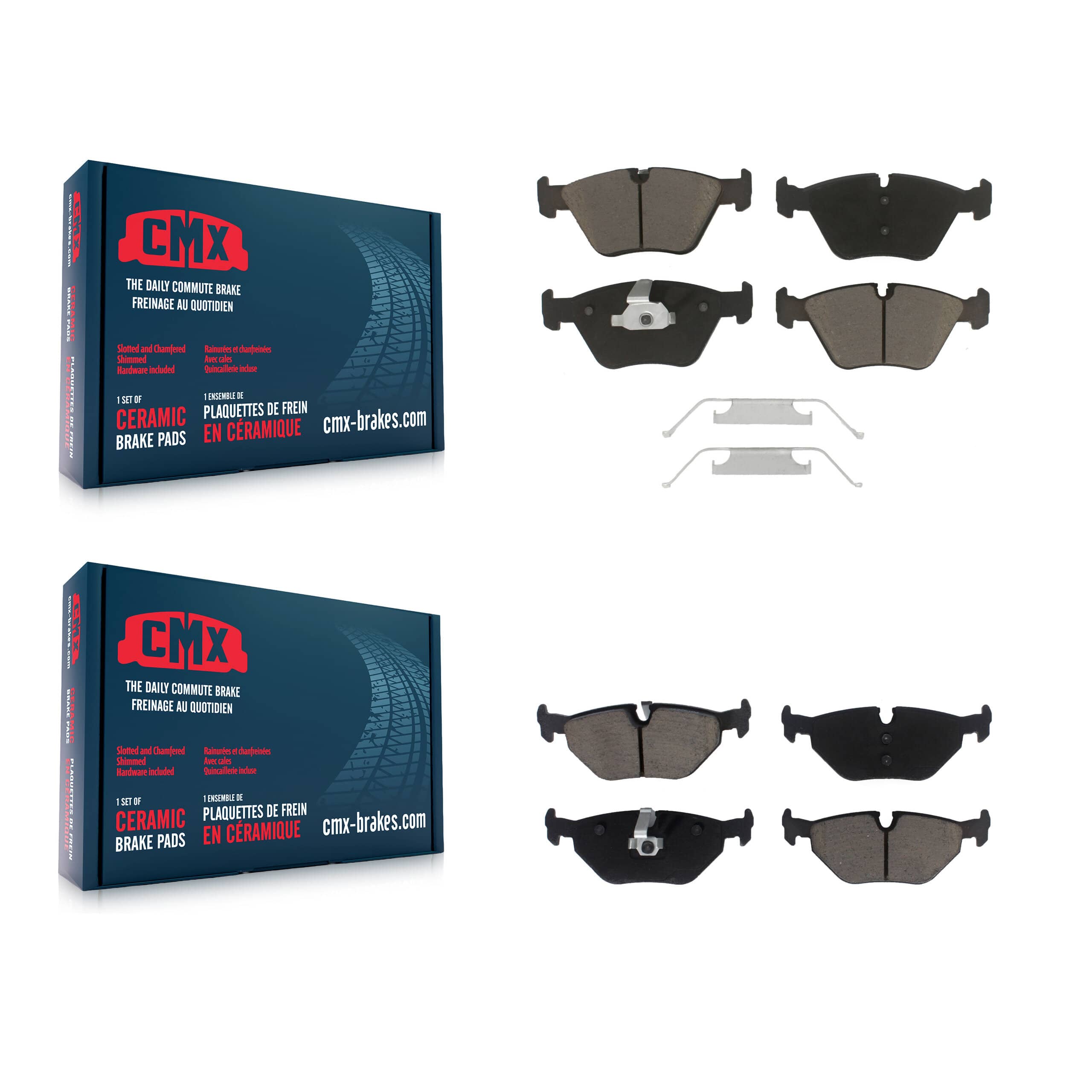 CMX - KCX-100426 - Front and Rear Disc Brake Pad Kits