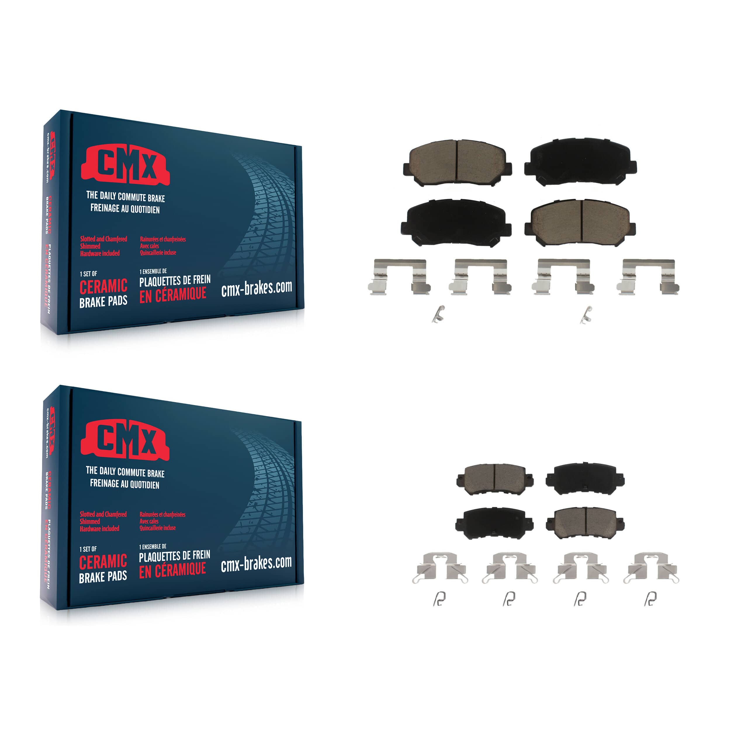 CMX - KCX-100435 - Front and Rear Disc Brake Pad Kits