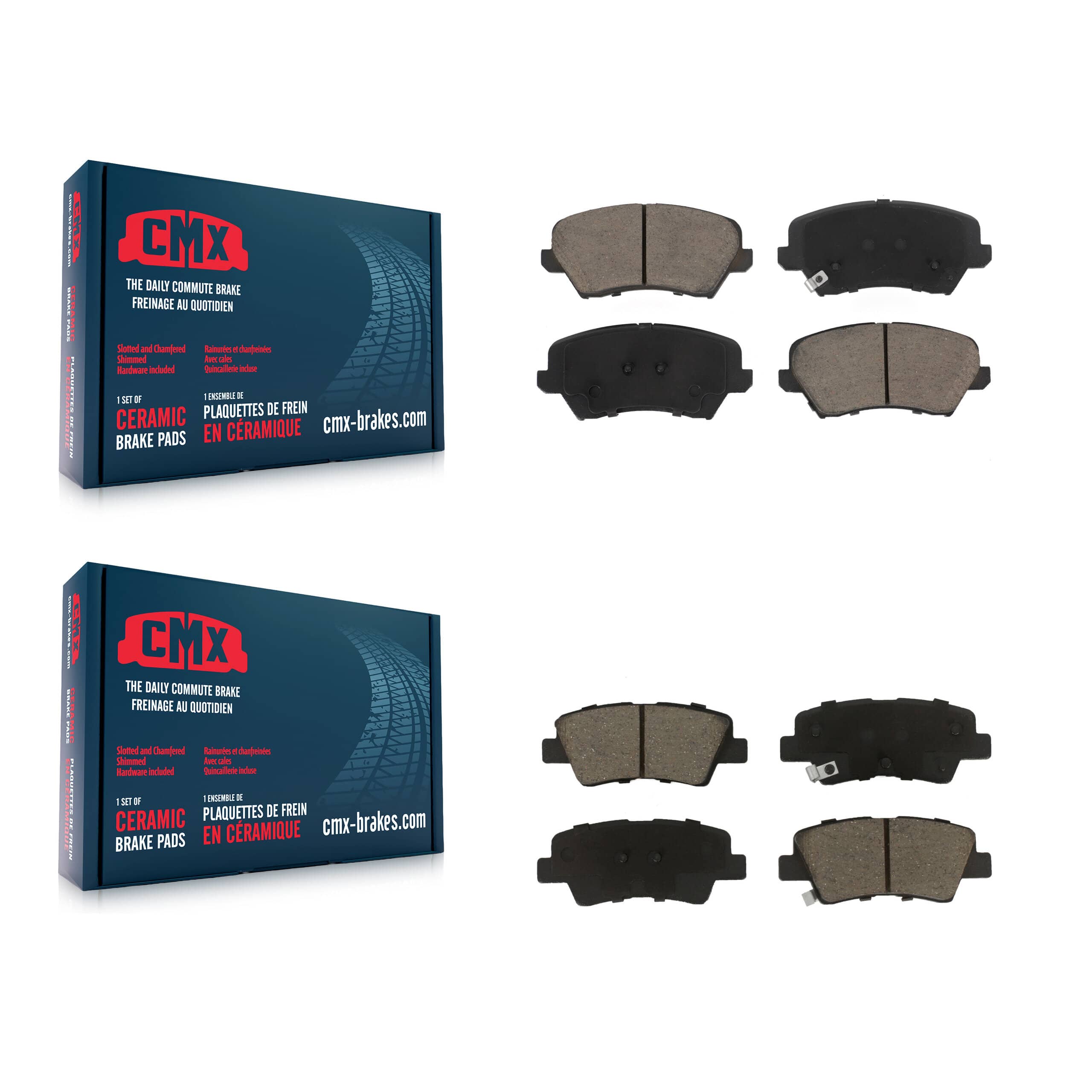 CMX - KCX-100443 - Front and Rear Disc Brake Pad Kits