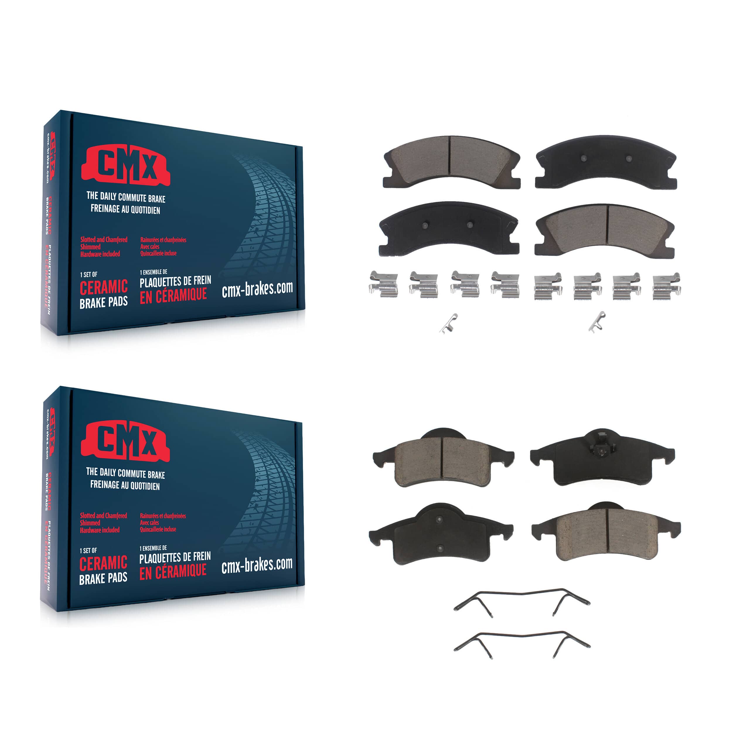 CMX - KCX-100447 - Front and Rear Disc Brake Pad Kits