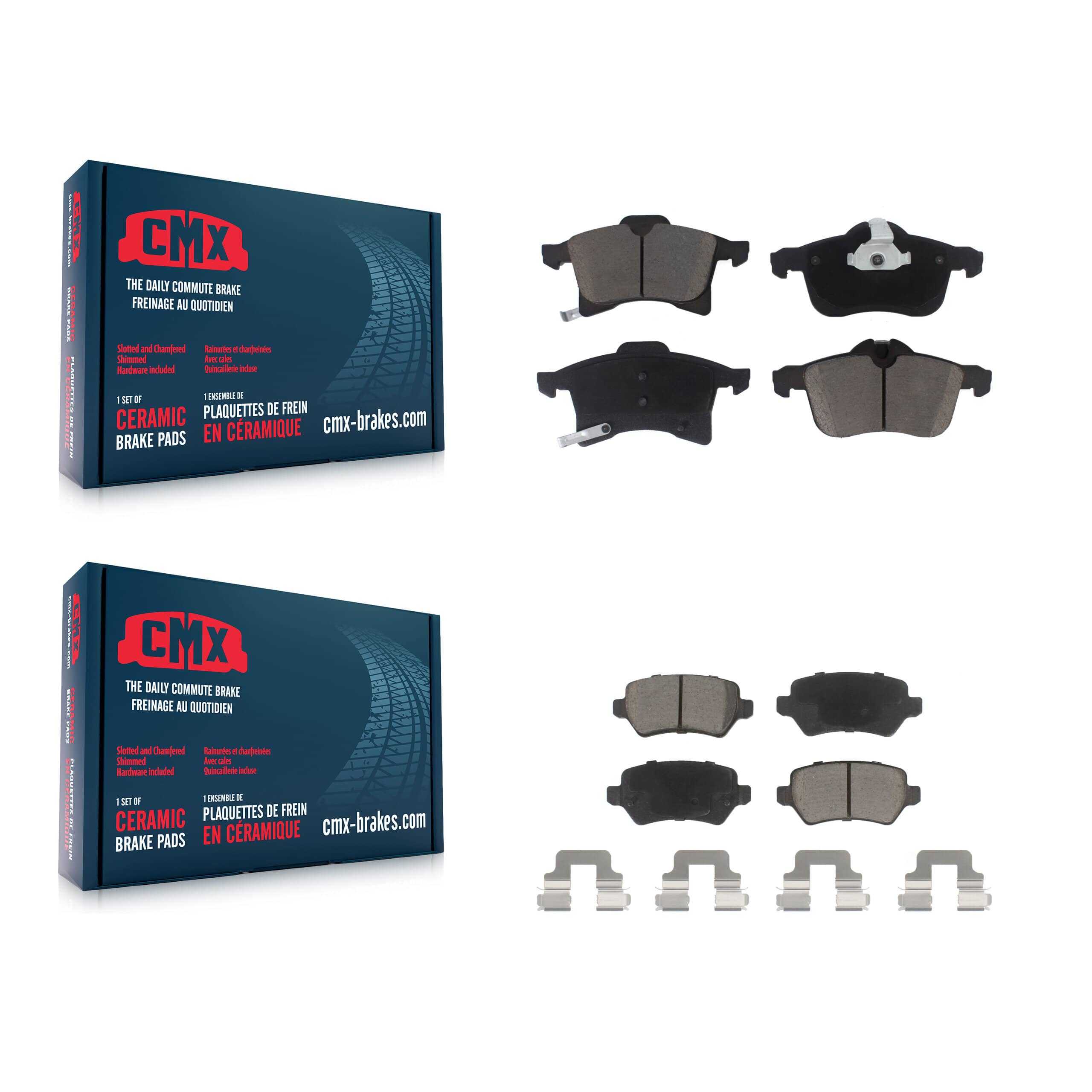 CMX - KCX-100467 - Front and Rear Disc Brake Pad Kits