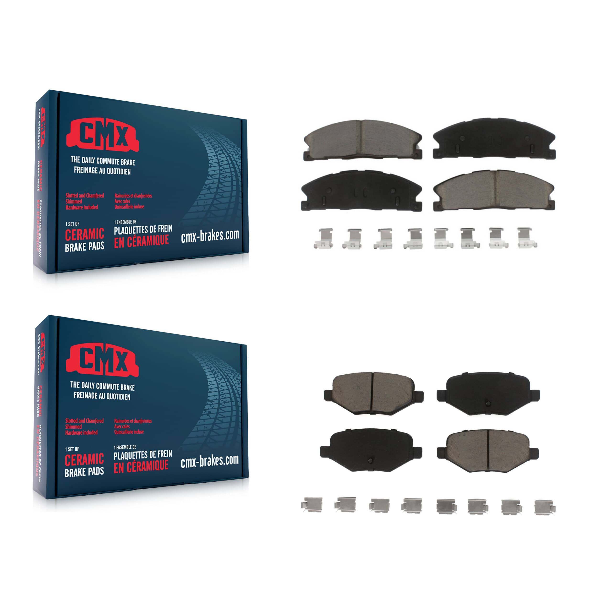 CMX - KCX-100472 - Front and Rear Disc Brake Pad Kits