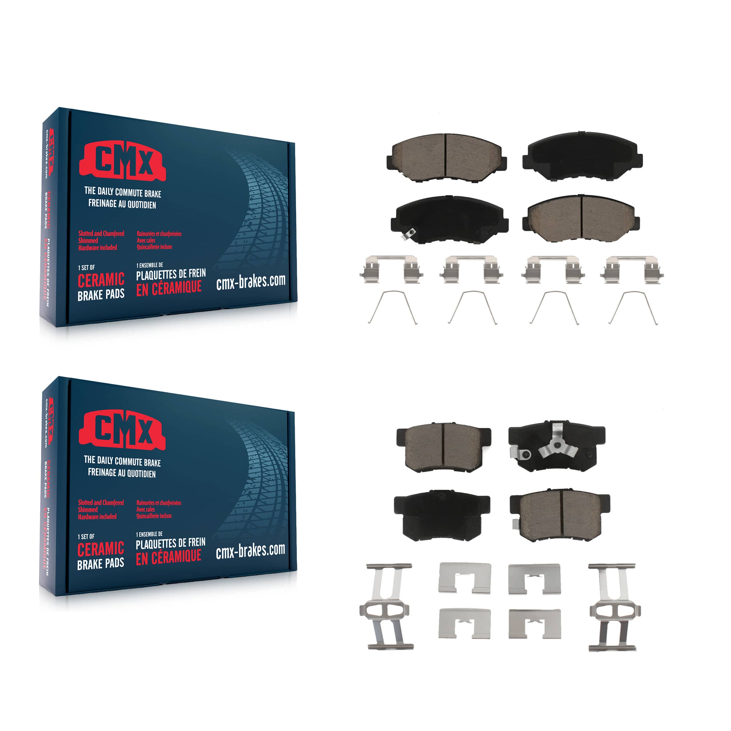 CMX - KCX-100474 - Front and Rear Disc Brake Pad Kits