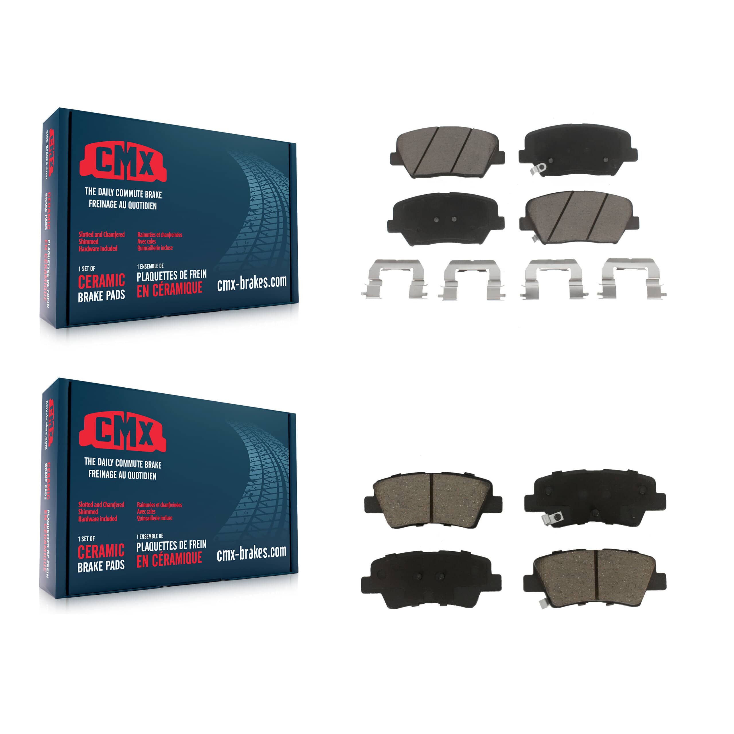CMX - KCX-100483 - Front and Rear Disc Brake Pad Kits