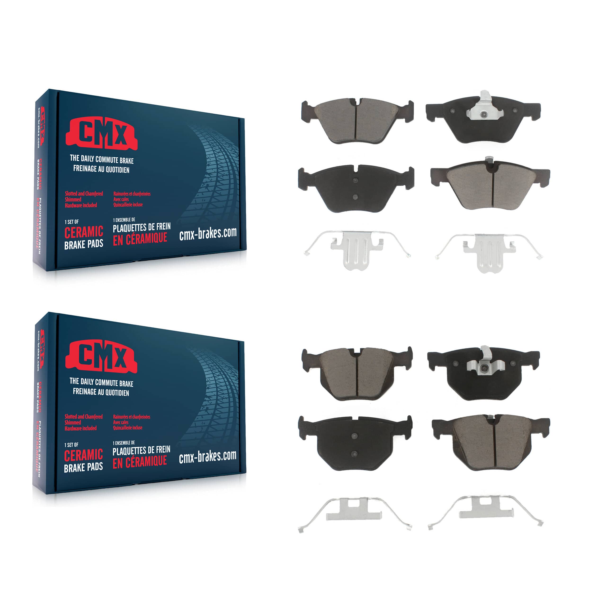 CMX - KCX-100488 - Front and Rear Disc Brake Pad Kits