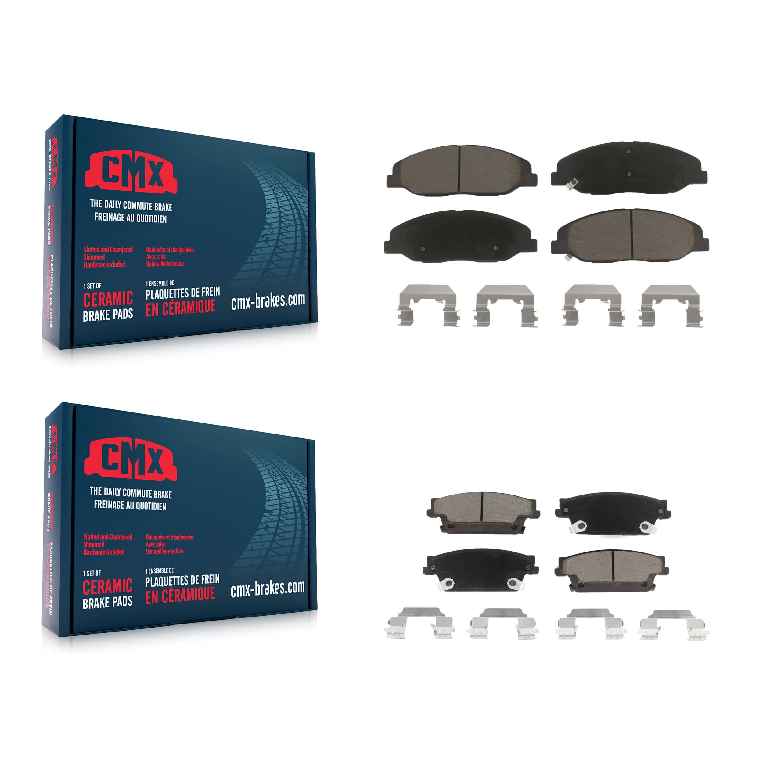 CMX - KCX-100490 - Front and Rear Disc Brake Pad Kits