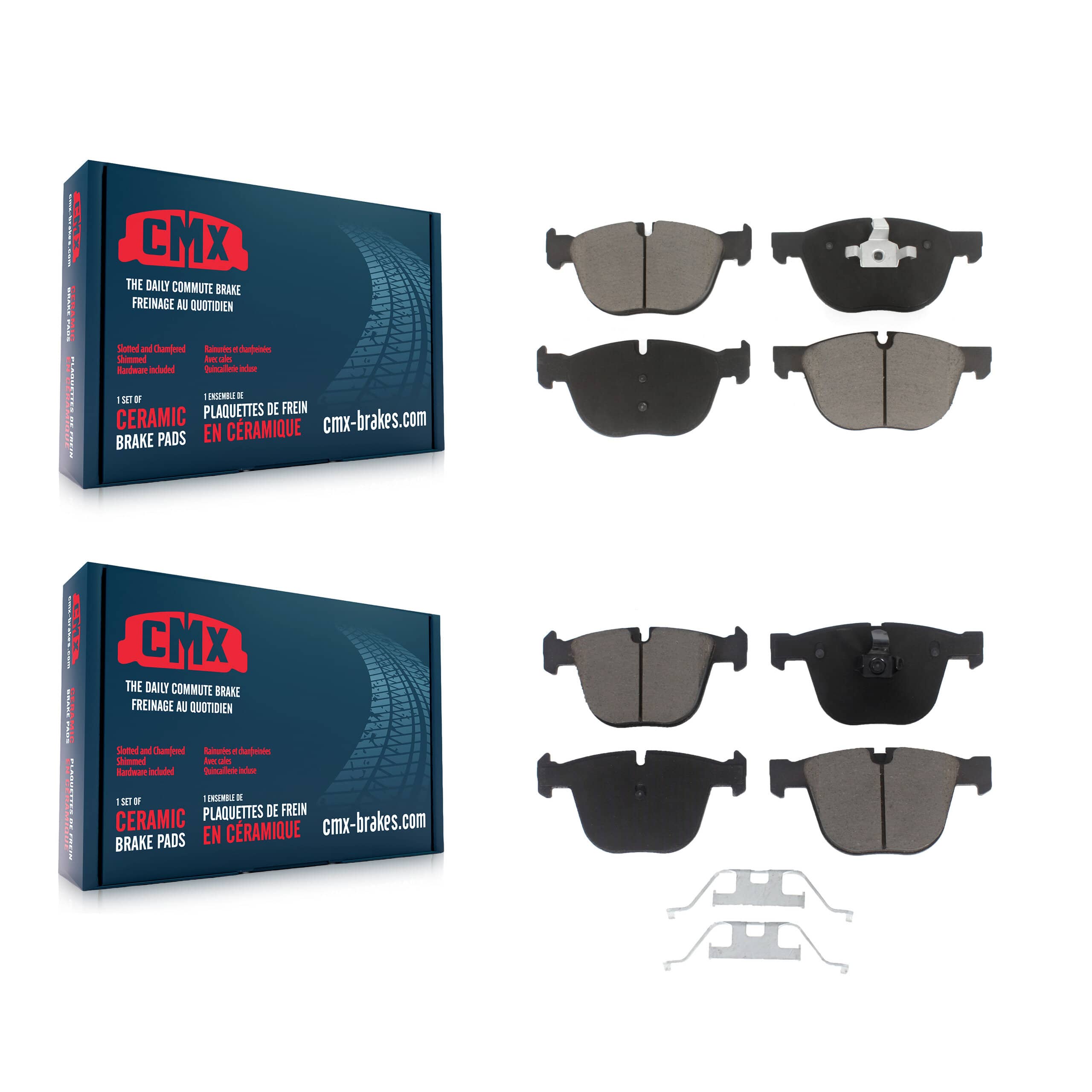 CMX - KCX-100510 - Front and Rear Disc Brake Pad Kits