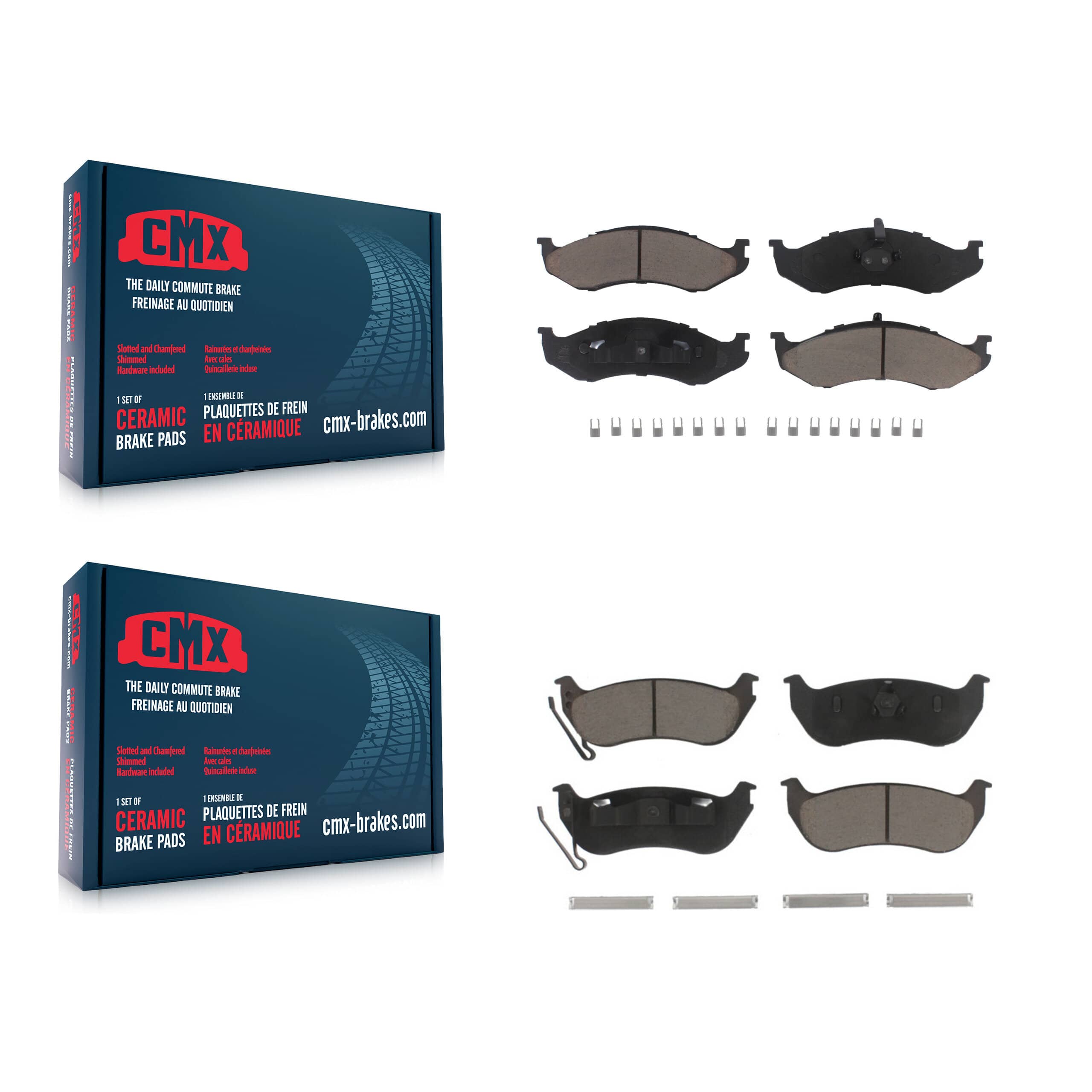 CMX - KCX-100511 - Front and Rear Disc Brake Pad Kits