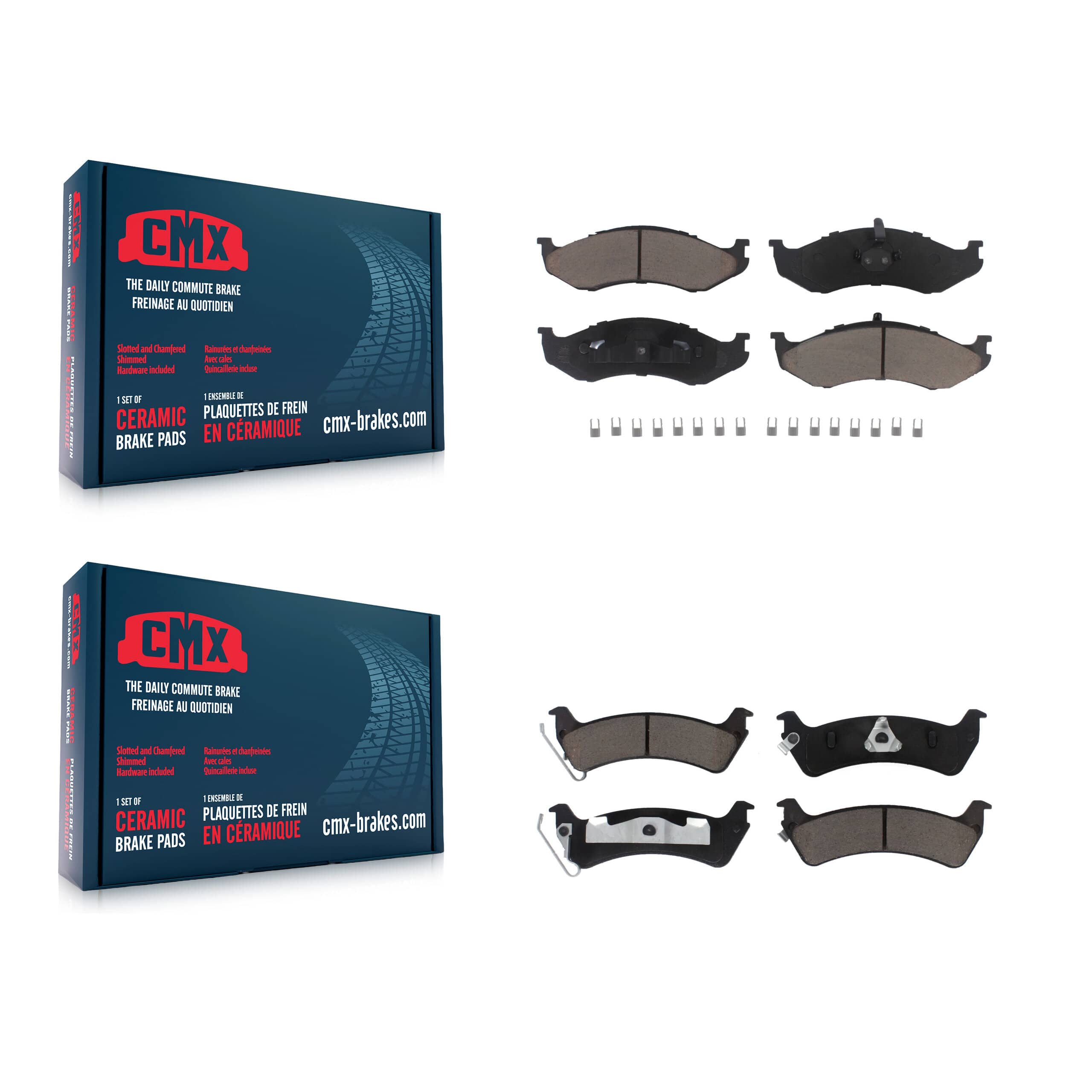 CMX - KCX-100512 - Front and Rear Disc Brake Pad Kits