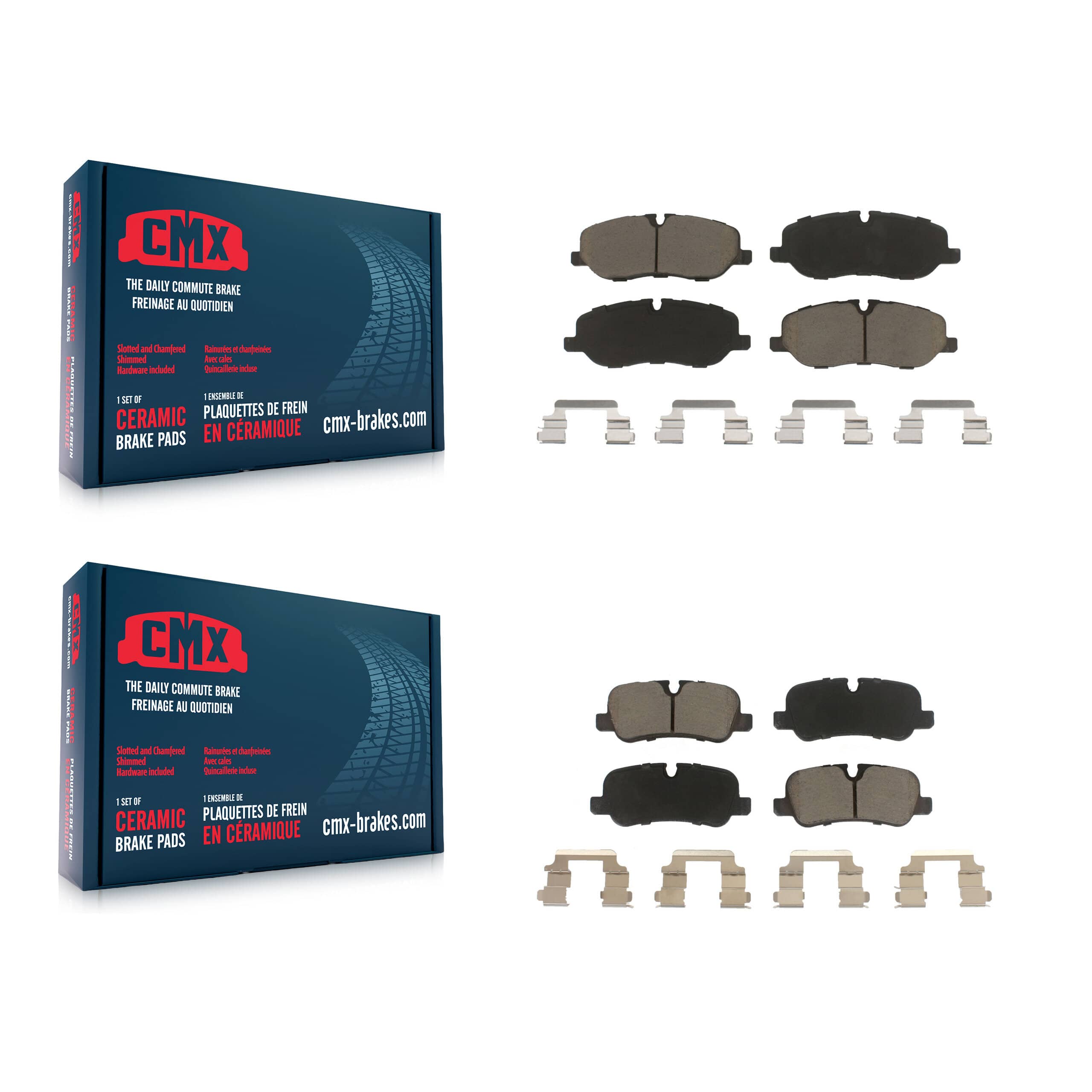 CMX - KCX-100517 - Front and Rear Disc Brake Pad Kits