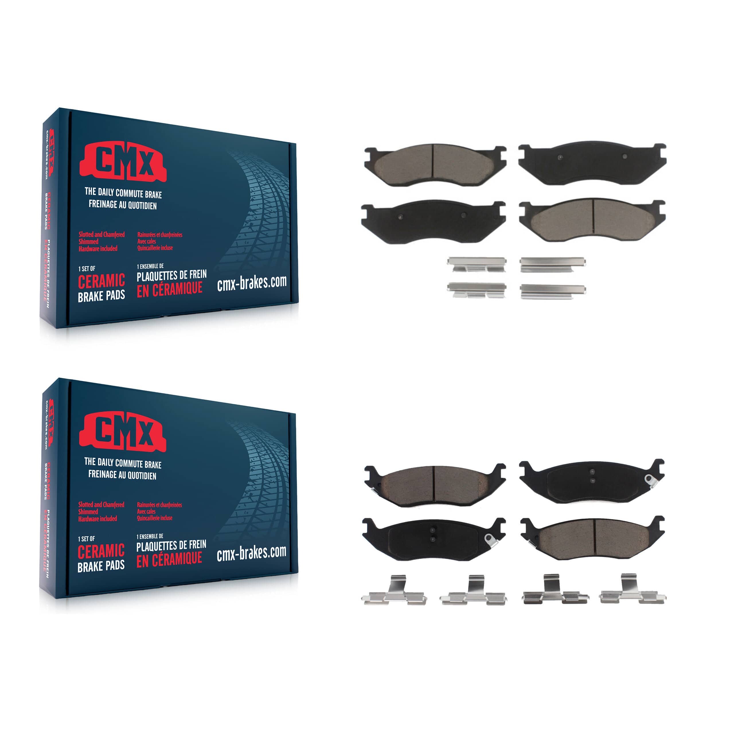 CMX - KCX-100520 - Front and Rear Disc Brake Pad Kits