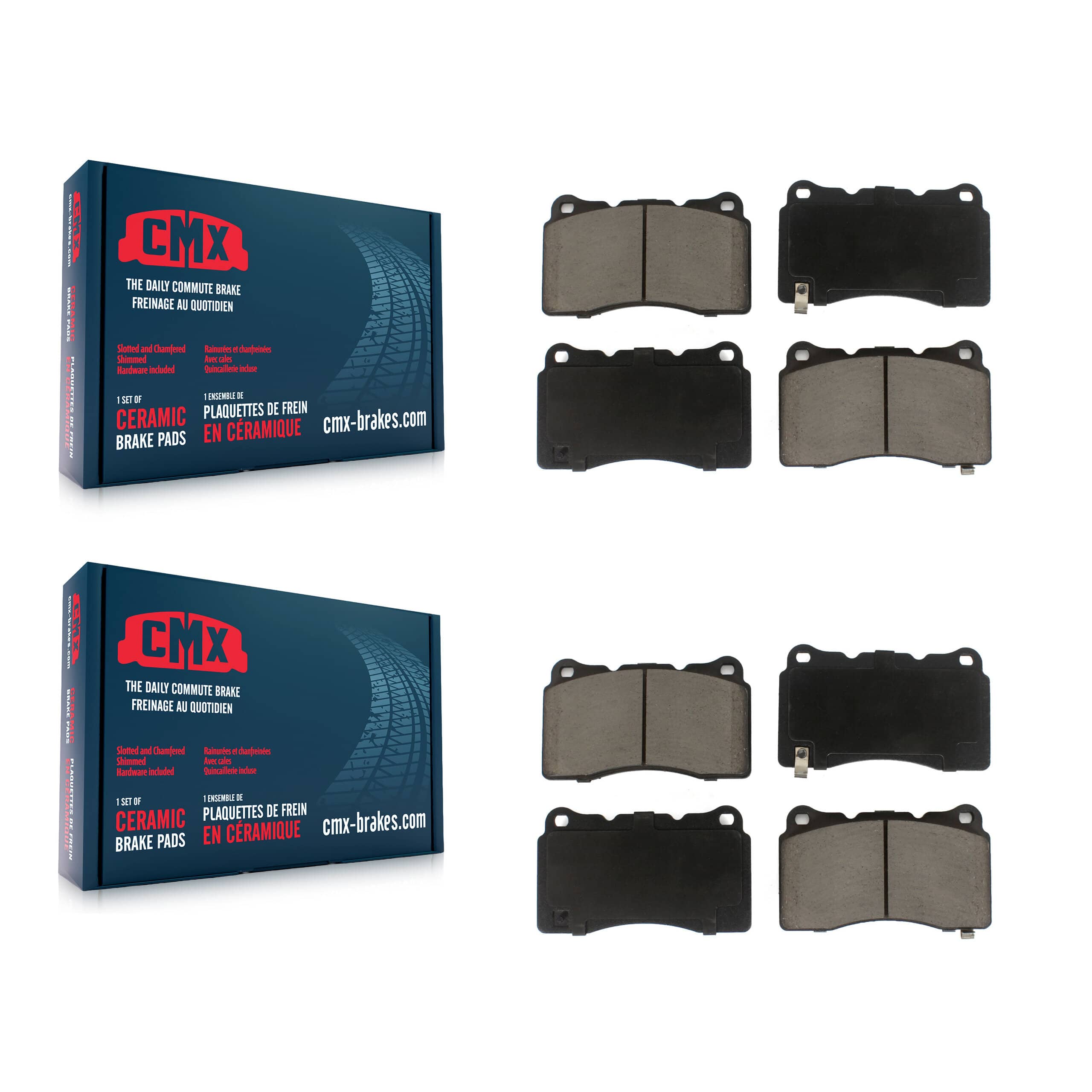 CMX - KCX-100521 - Front and Rear Disc Brake Pad Kits