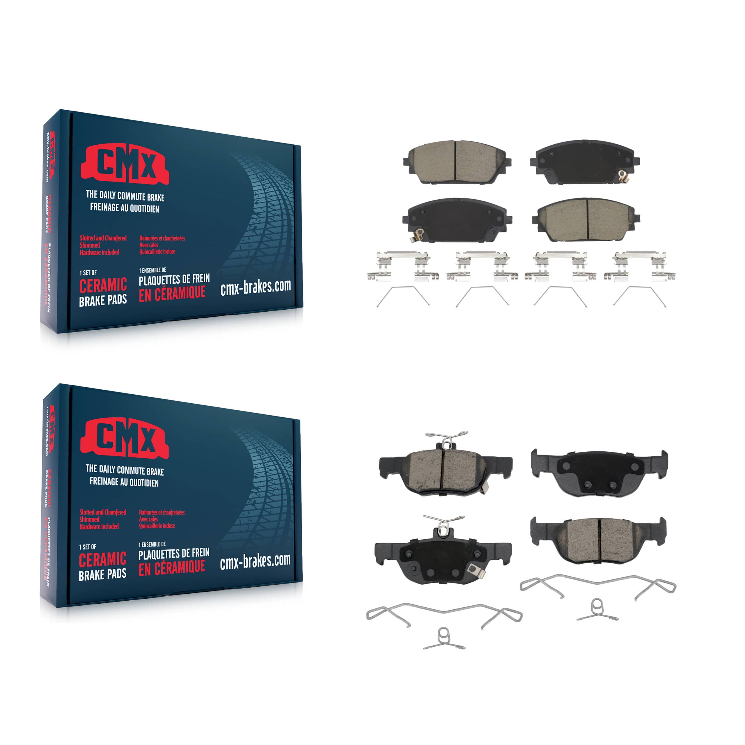 CMX - KCX-100545 - Front and Rear Disc Brake Pad Kits
