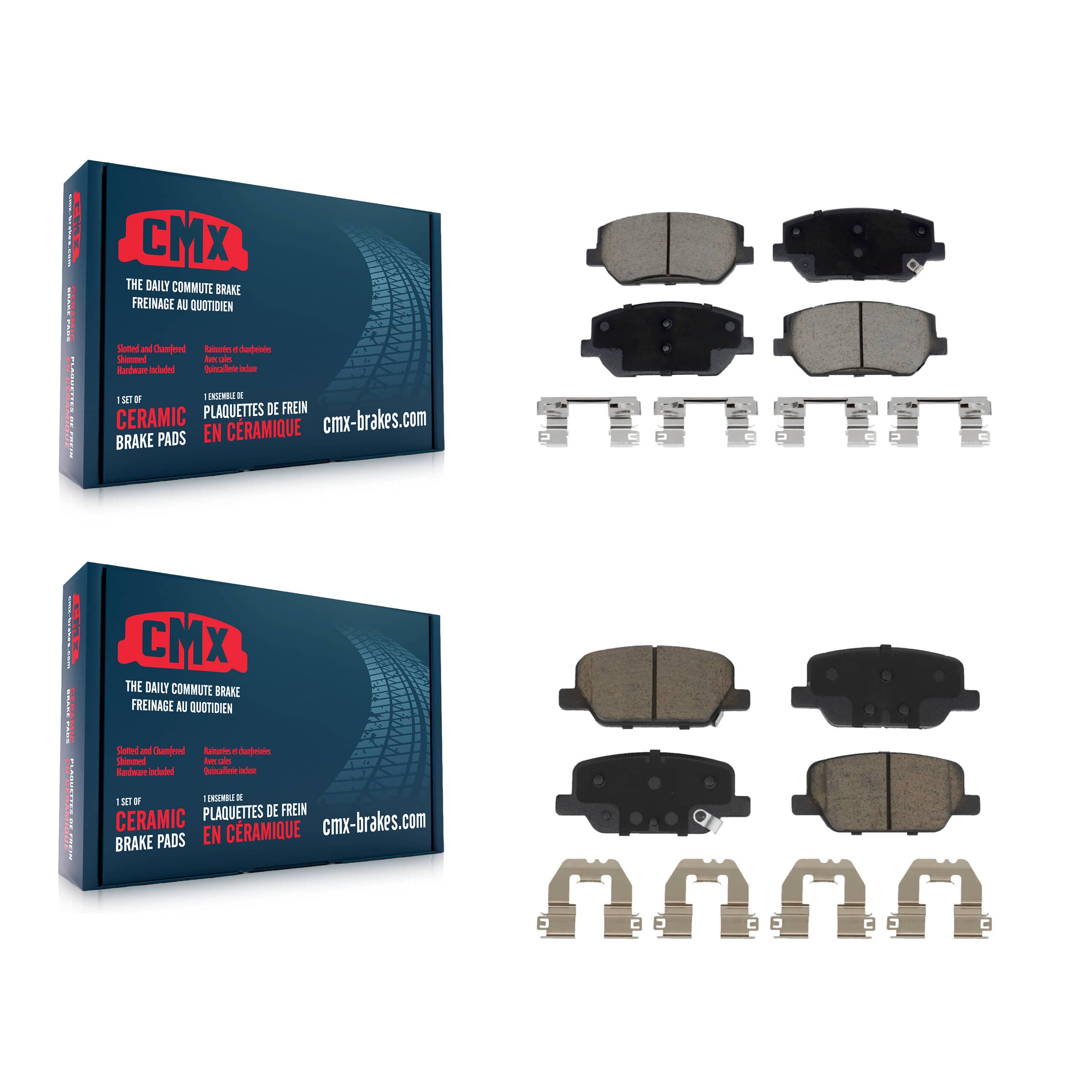 CMX - KCX-100546 - Front and Rear Disc Brake Pad Kits